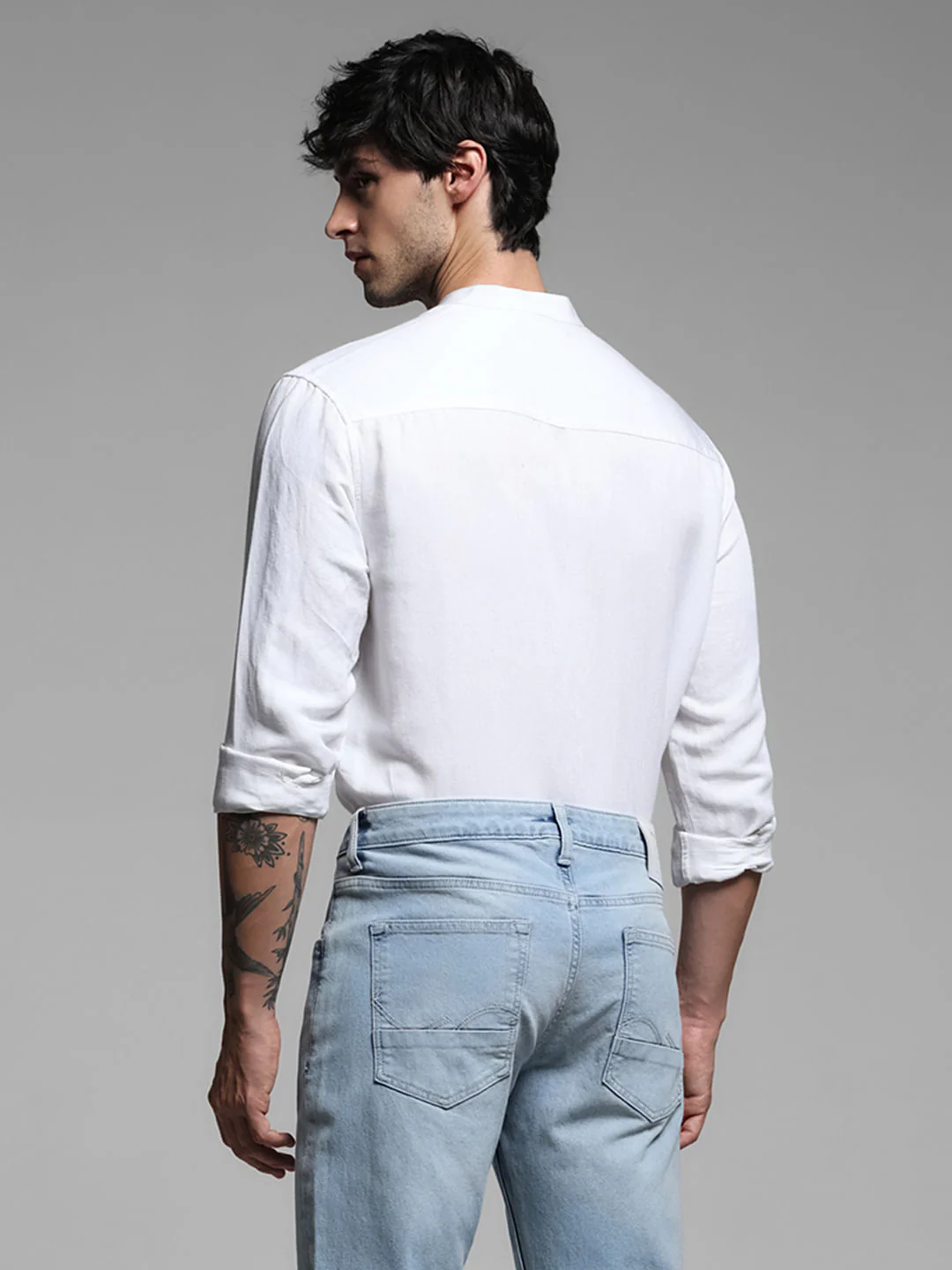 WHITE LINEN SHIRT - Image 4