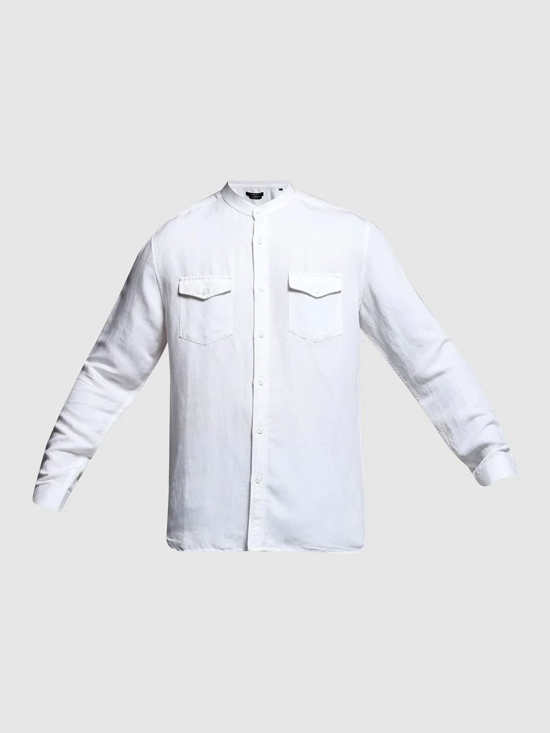 WHITE LINEN SHIRT - Image 7