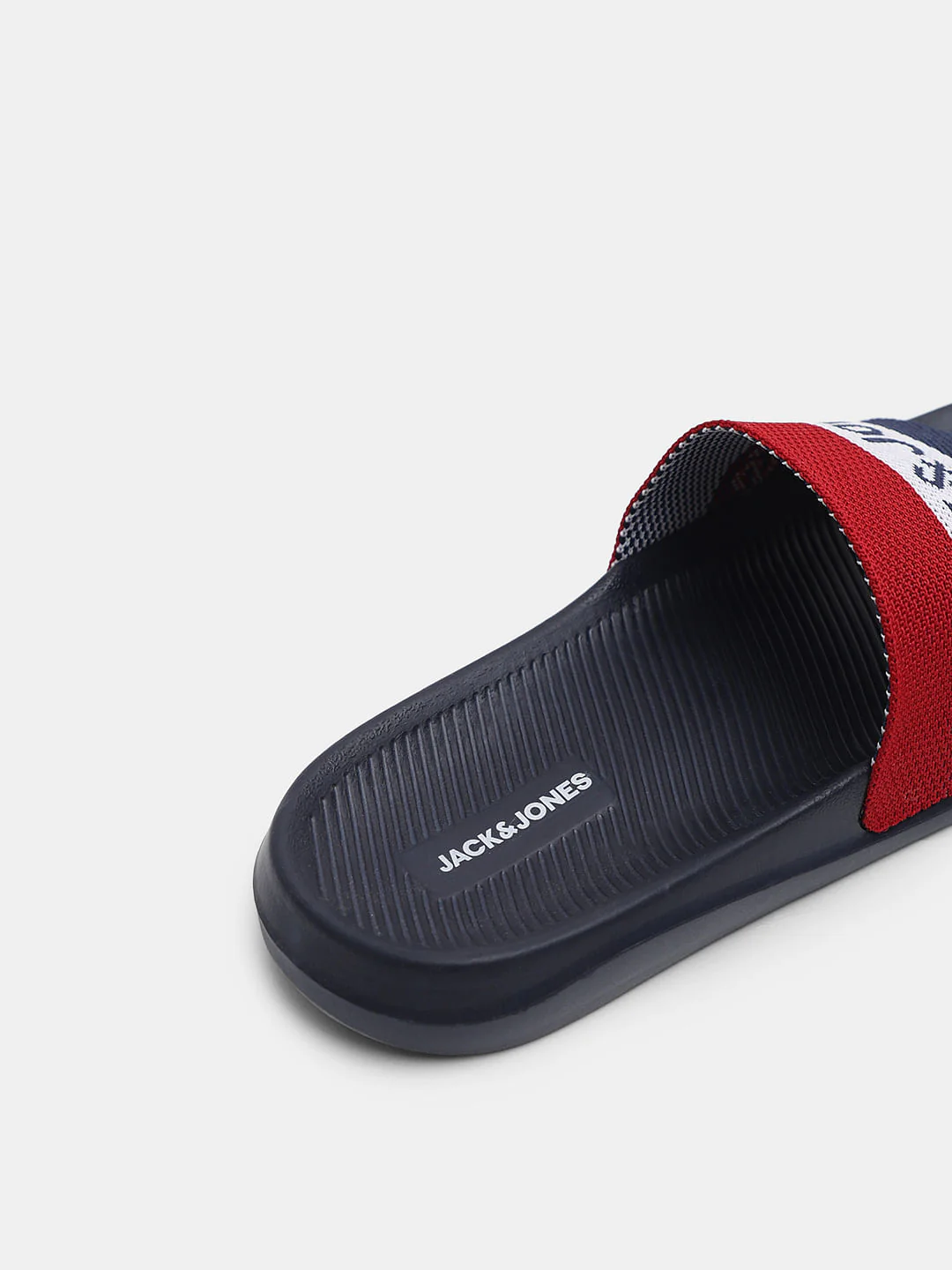 Navy Blue Printed Pool Sliders - Image 8