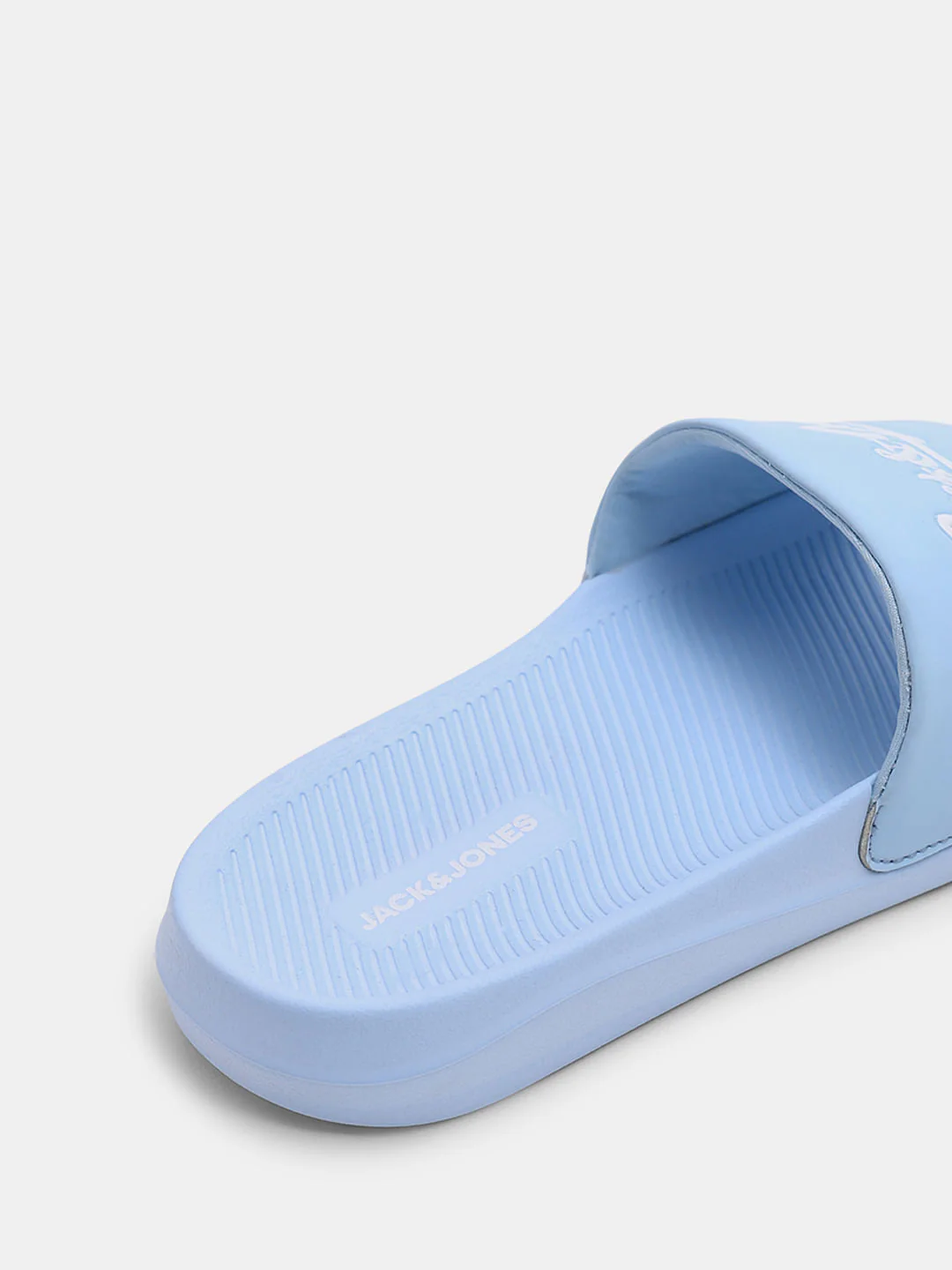 Blue Logo Print Pool Sliders - Image 8