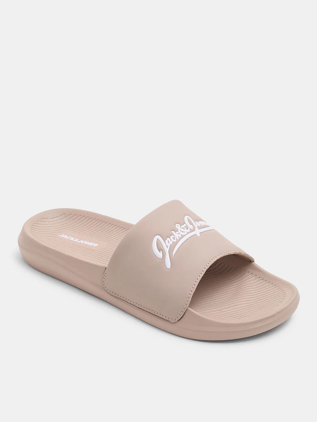 Brown Logo Print Pool Sliders - Image 4