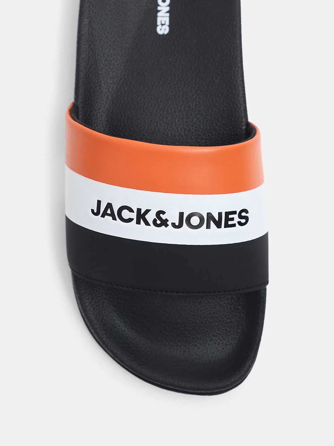Black Striped Pool Sliders - Image 7