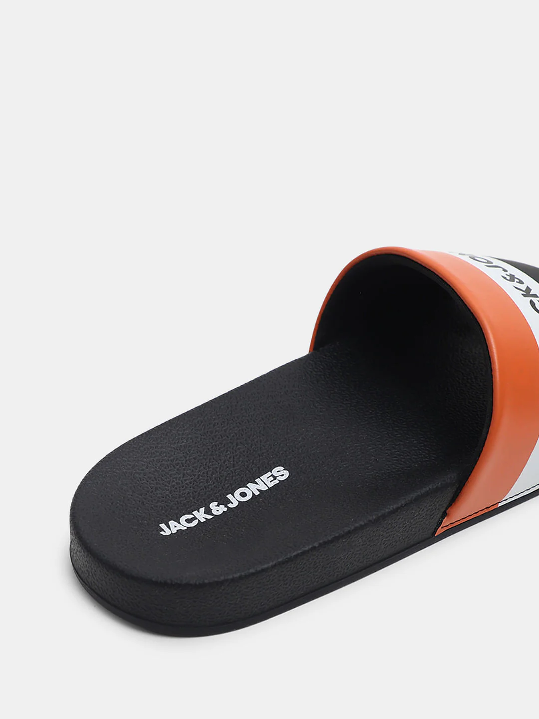 Black Striped Pool Sliders - Image 8
