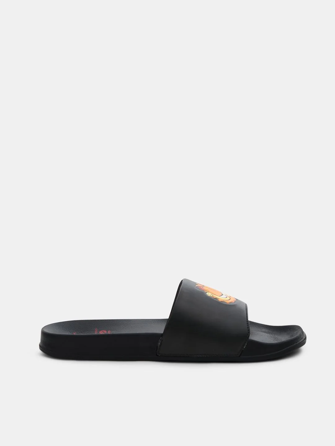 JACK&JONES X GARFIELD Black Printed Pool Sliders - Image 2