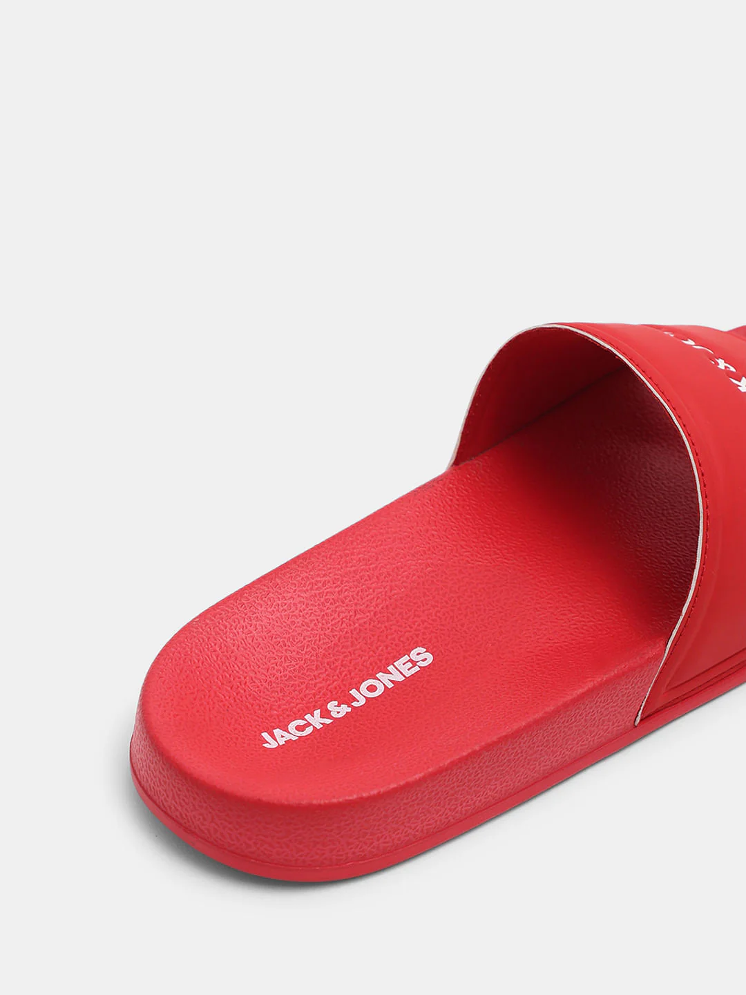 Red Logo Print Pool Sliders - Image 8