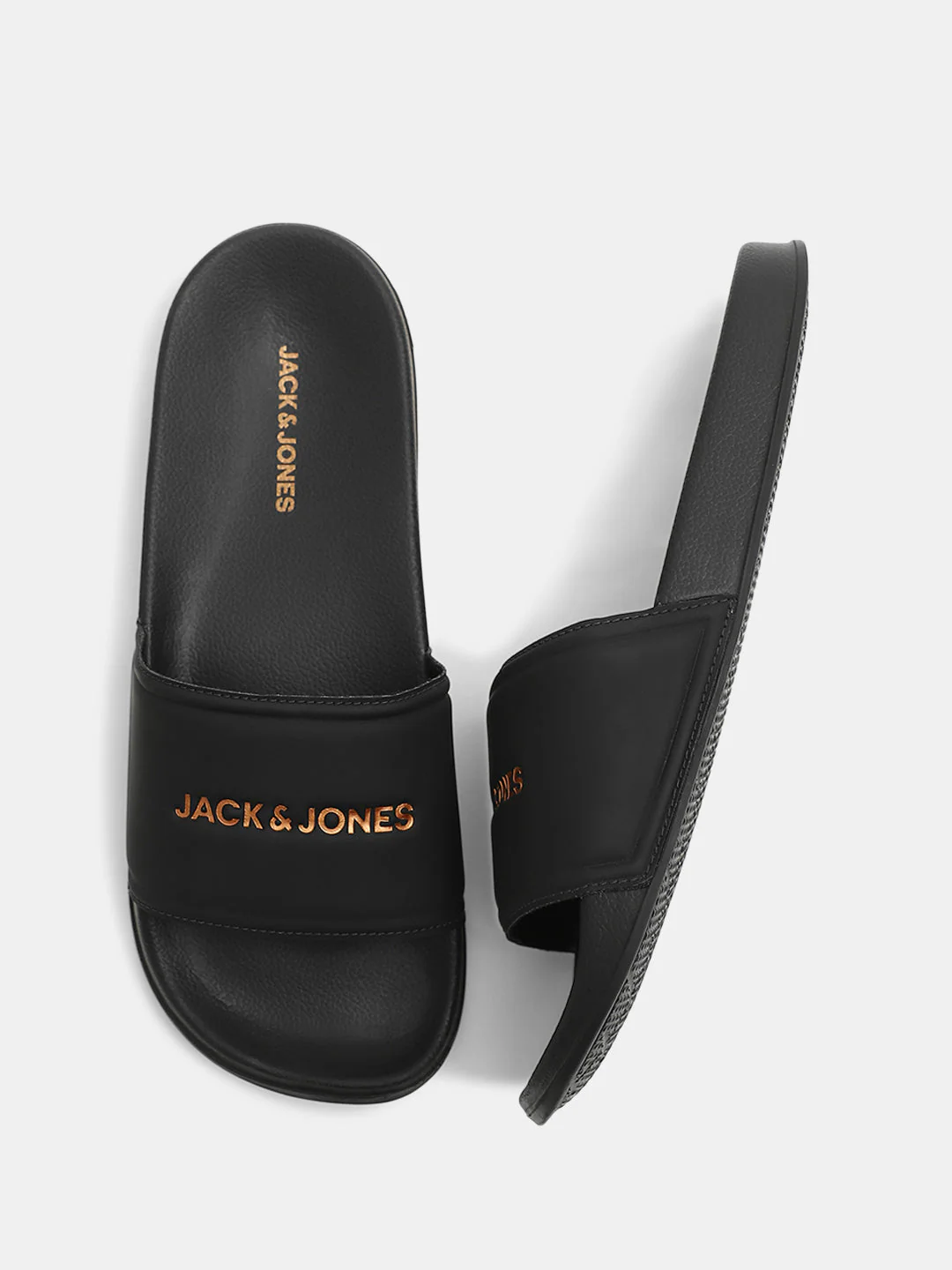 Black Small Logo Pool Sliders - Image 3