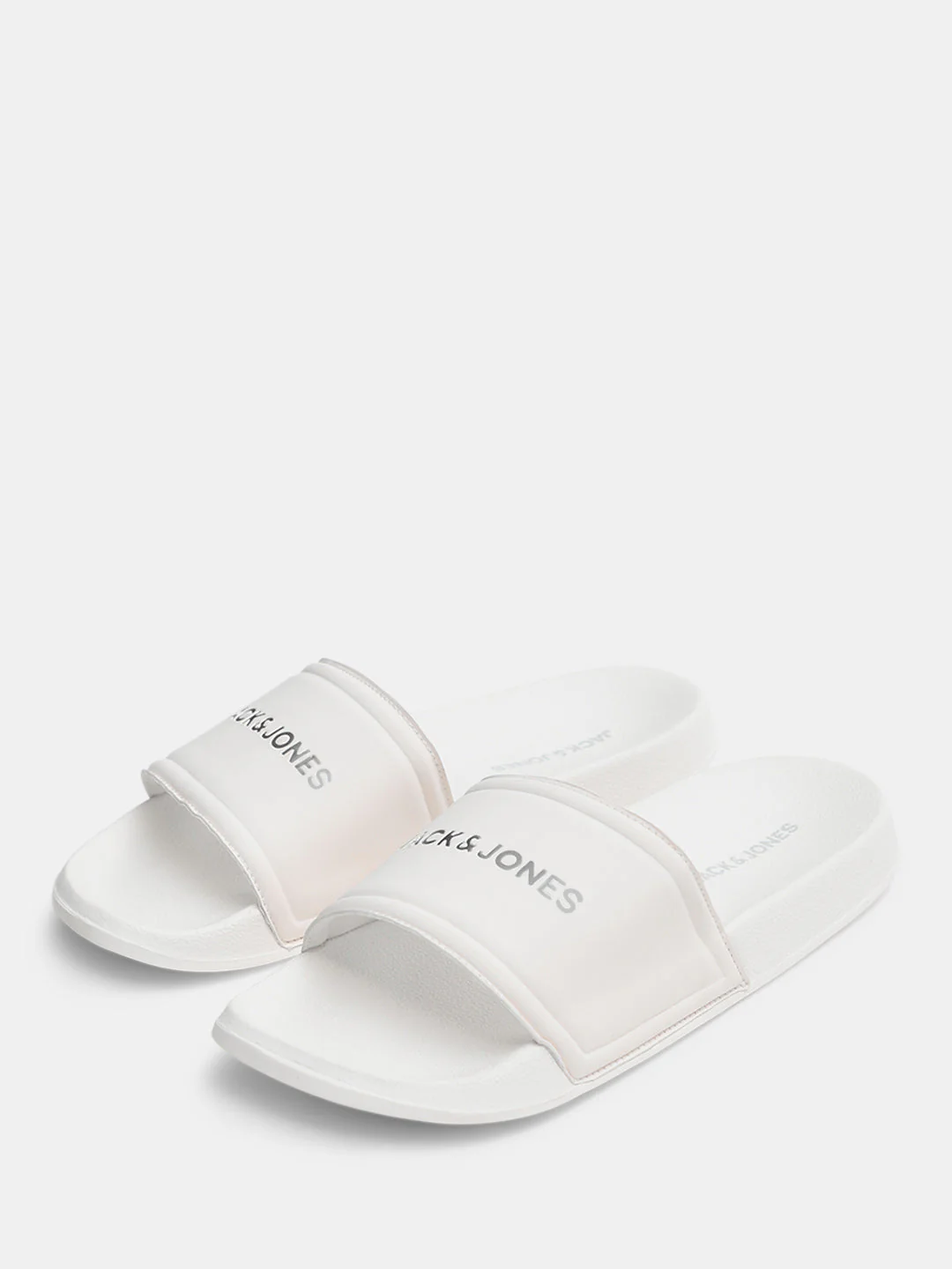 White Small Logo Text Pool Sliders - Image 6