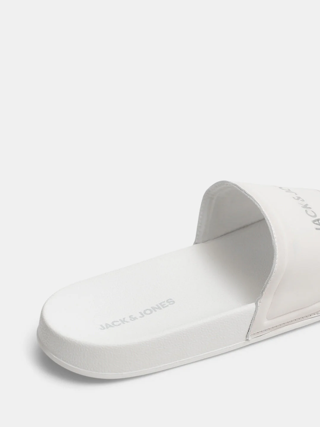 White Small Logo Text Pool Sliders - Image 8