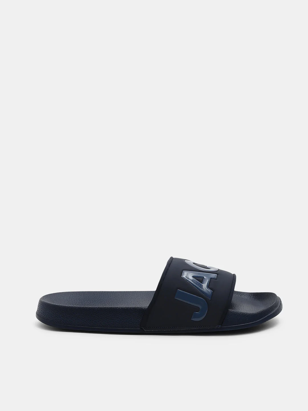 Navy Blue Big Logo Pool Sliders - Image 2