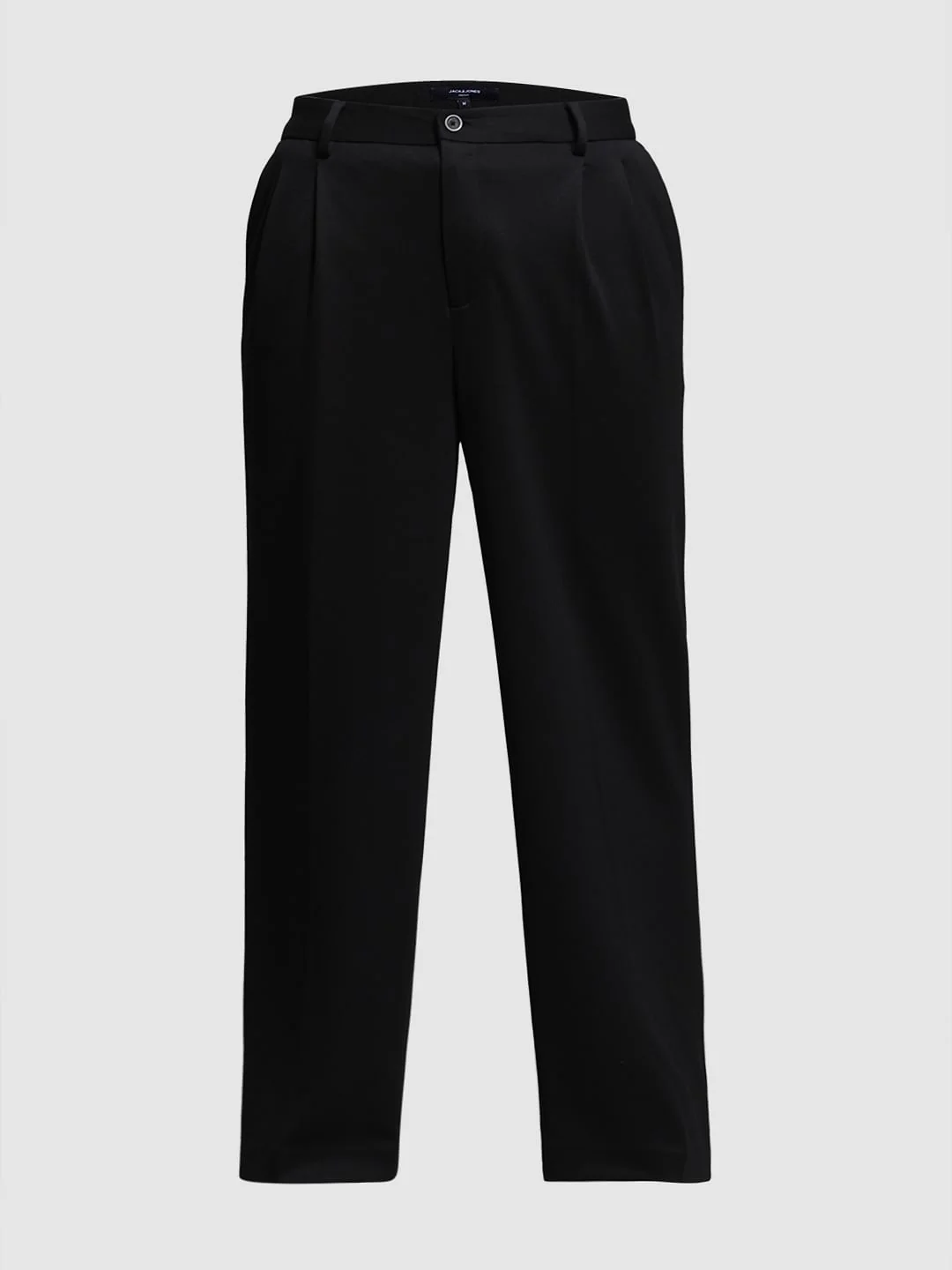 Black Mid Rise Regular Fit Pants - Image 7