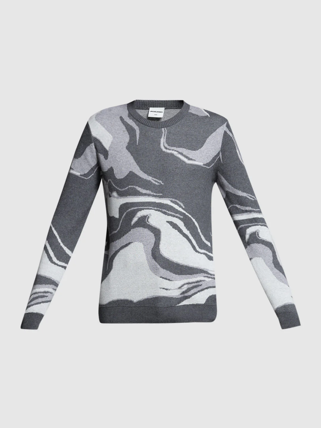 GREY JACQAURD PULLOVER - Image 7