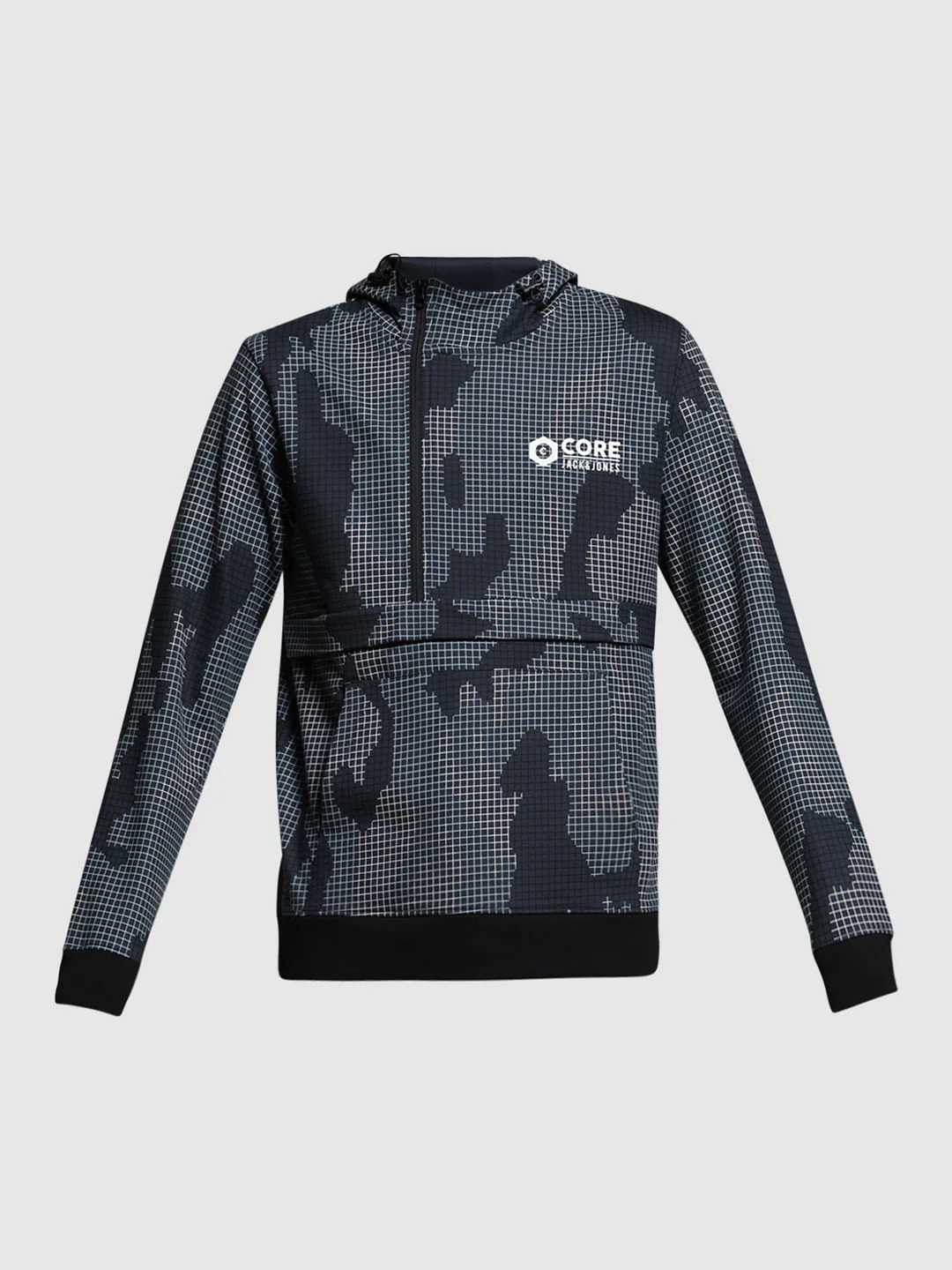 GREY HOODED SWEATSHIRT - Image 7