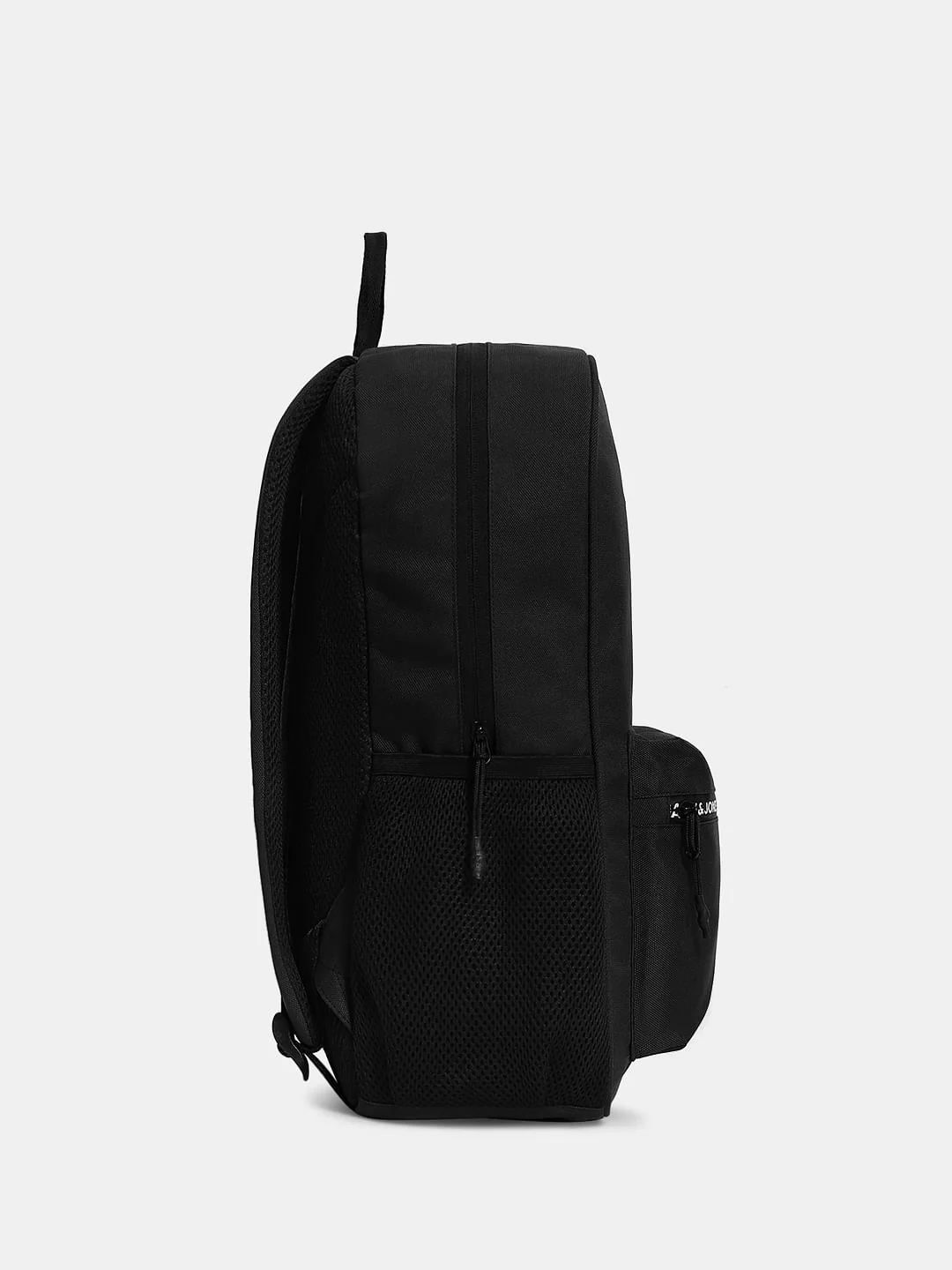 Black Logo Print Backpack - Image 3