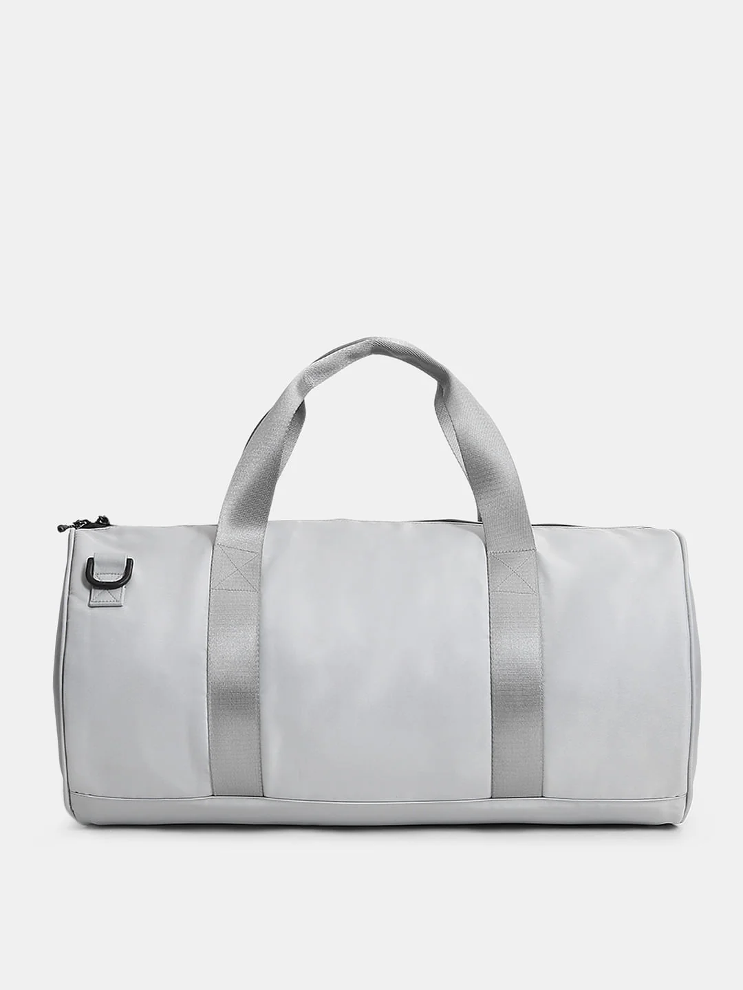 Light Grey Polyester Duffle Bag - Image 3