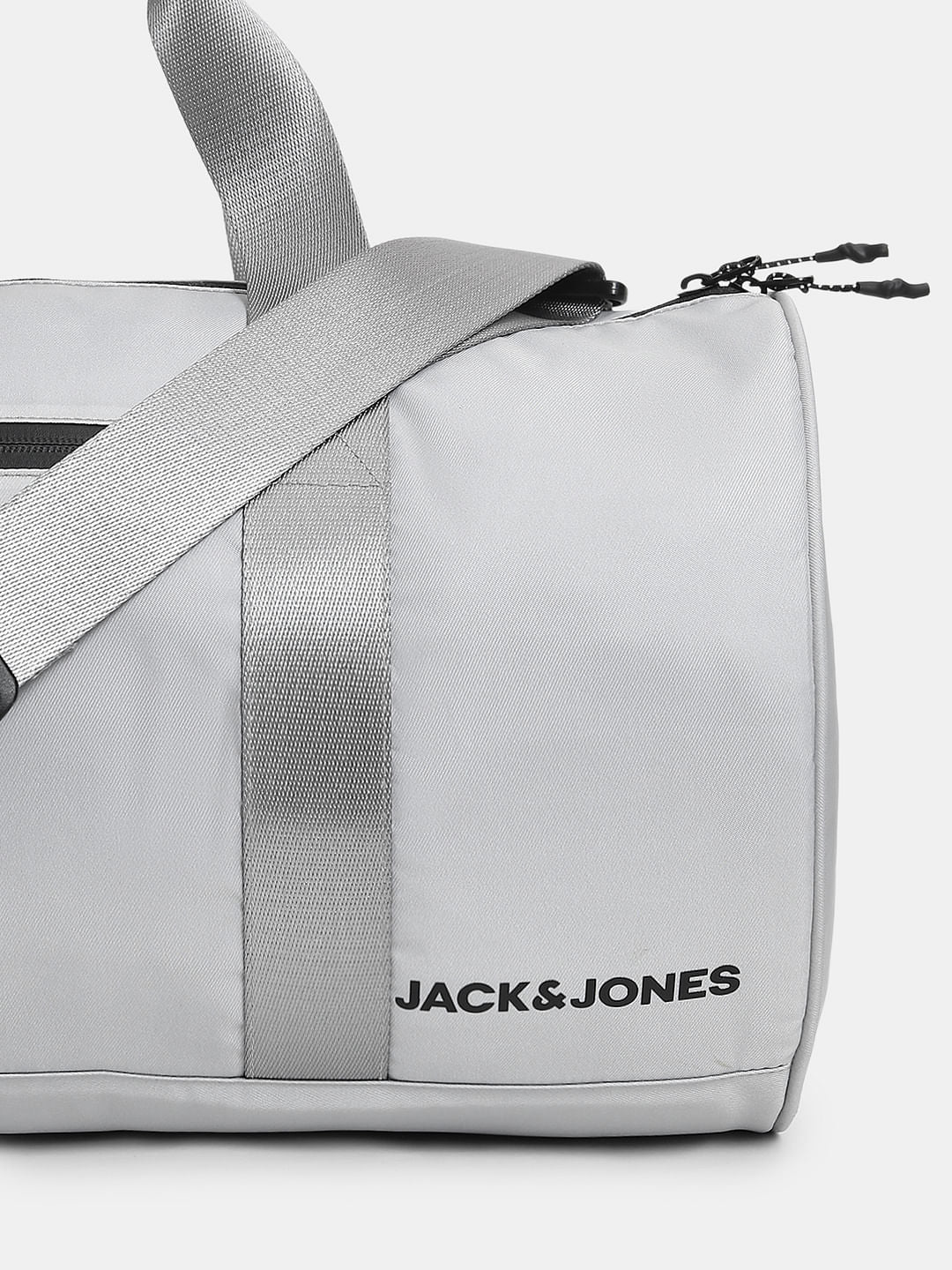 Light Grey Polyester Duffle Bag - Image 4