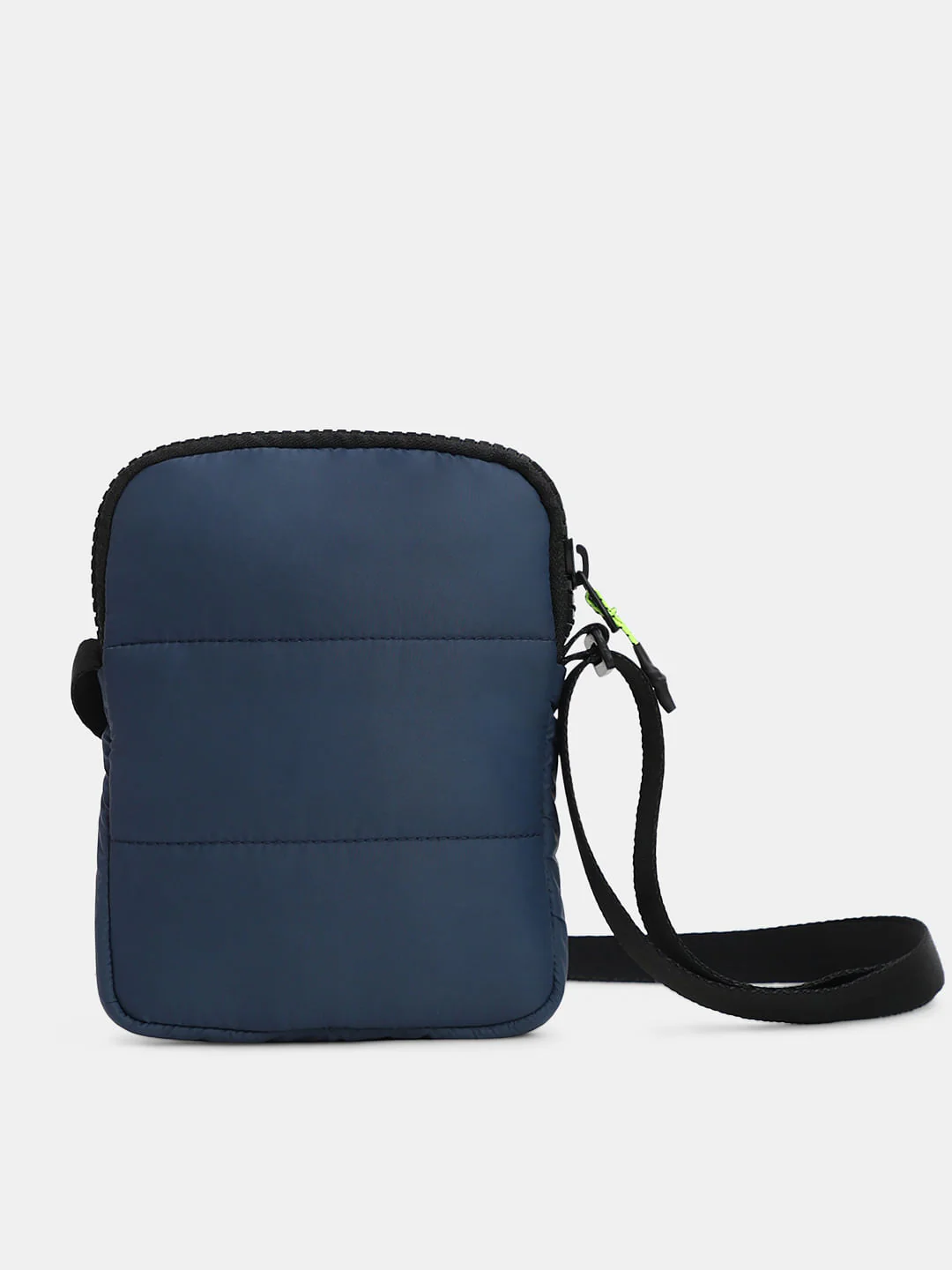 Navy Blue Quilted Sling Bag - Image 3