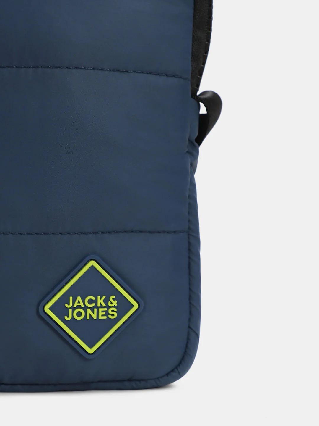 Navy Blue Quilted Sling Bag - Image 4
