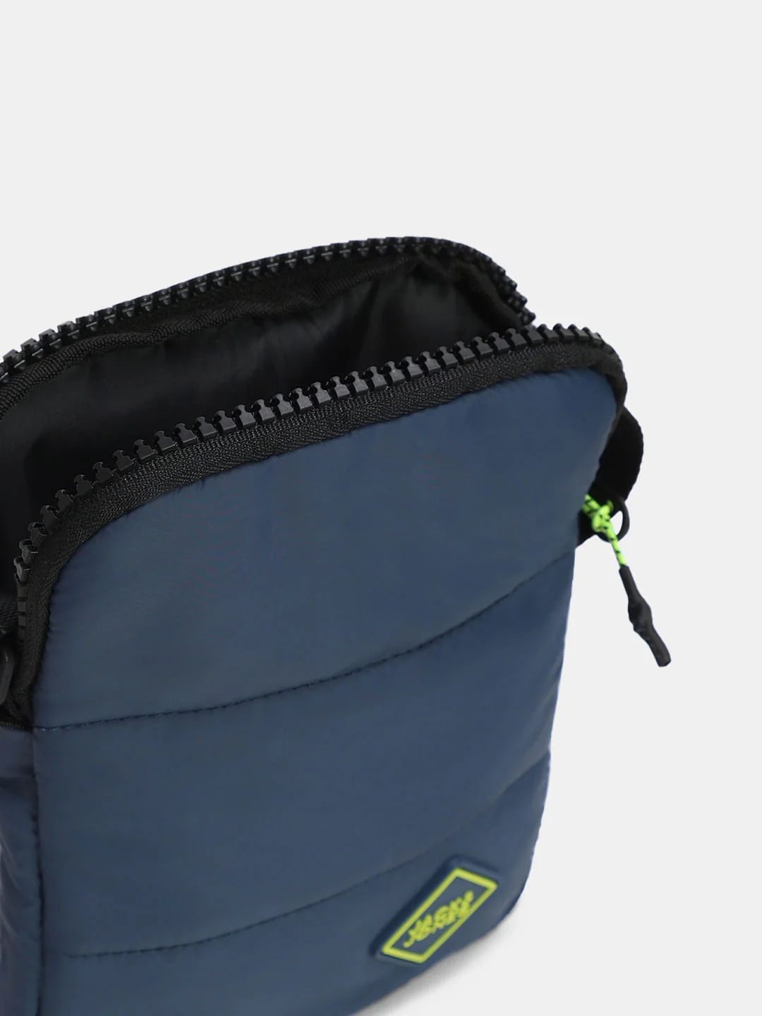 Navy Blue Quilted Sling Bag - Image 5