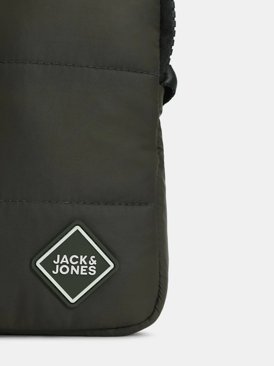 Olive Green Quilted Sling Bag - Image 4