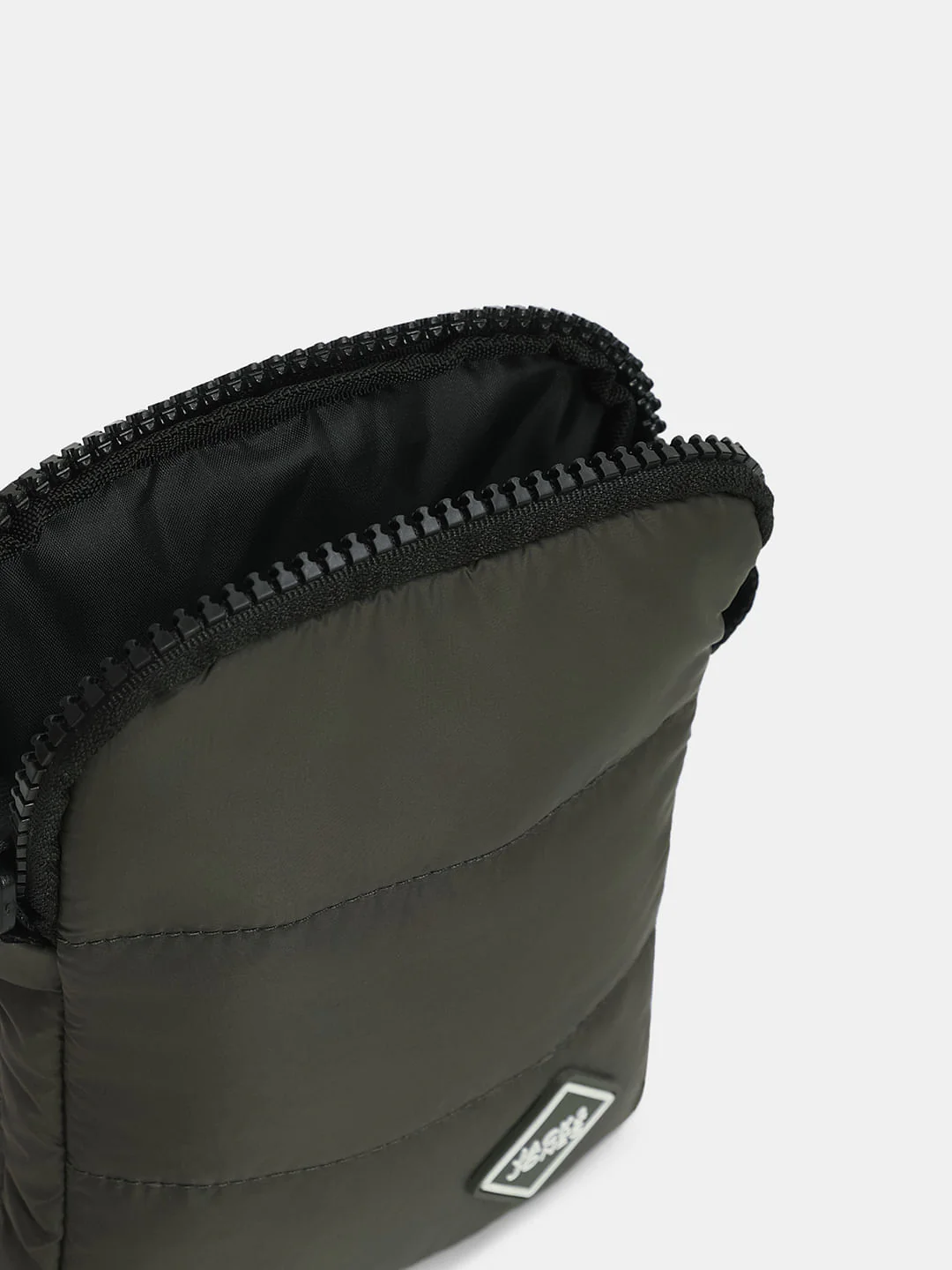 Olive Green Quilted Sling Bag - Image 5