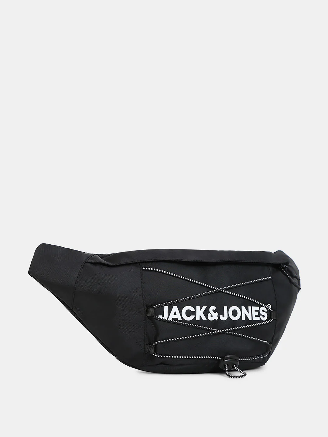 Black Logo Print Bumbag - Image 2