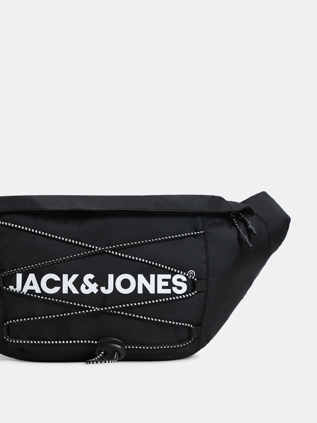 Black Logo Print Bumbag - Image 4