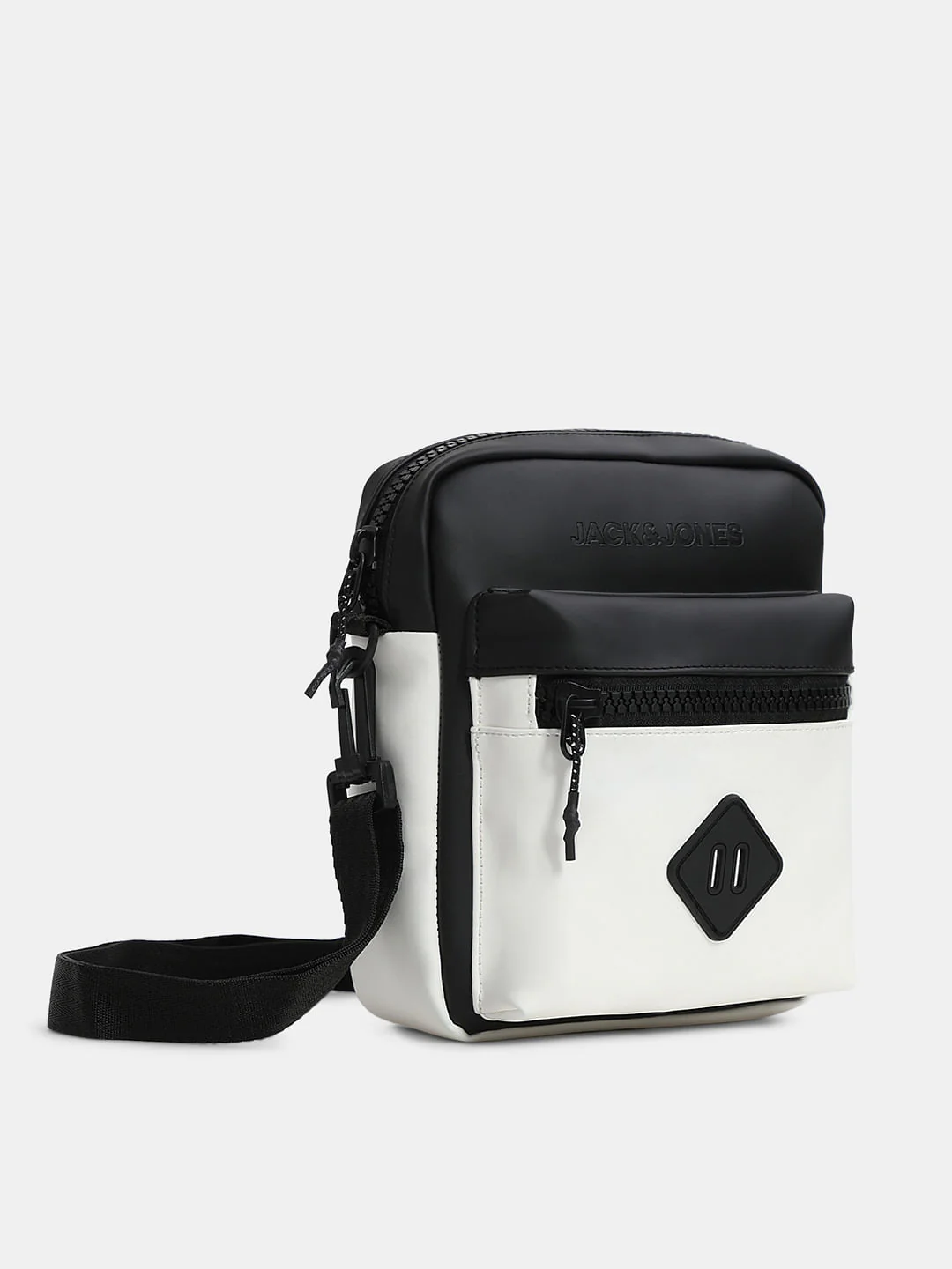 Black Colourblocked Sling Bag - Image 2