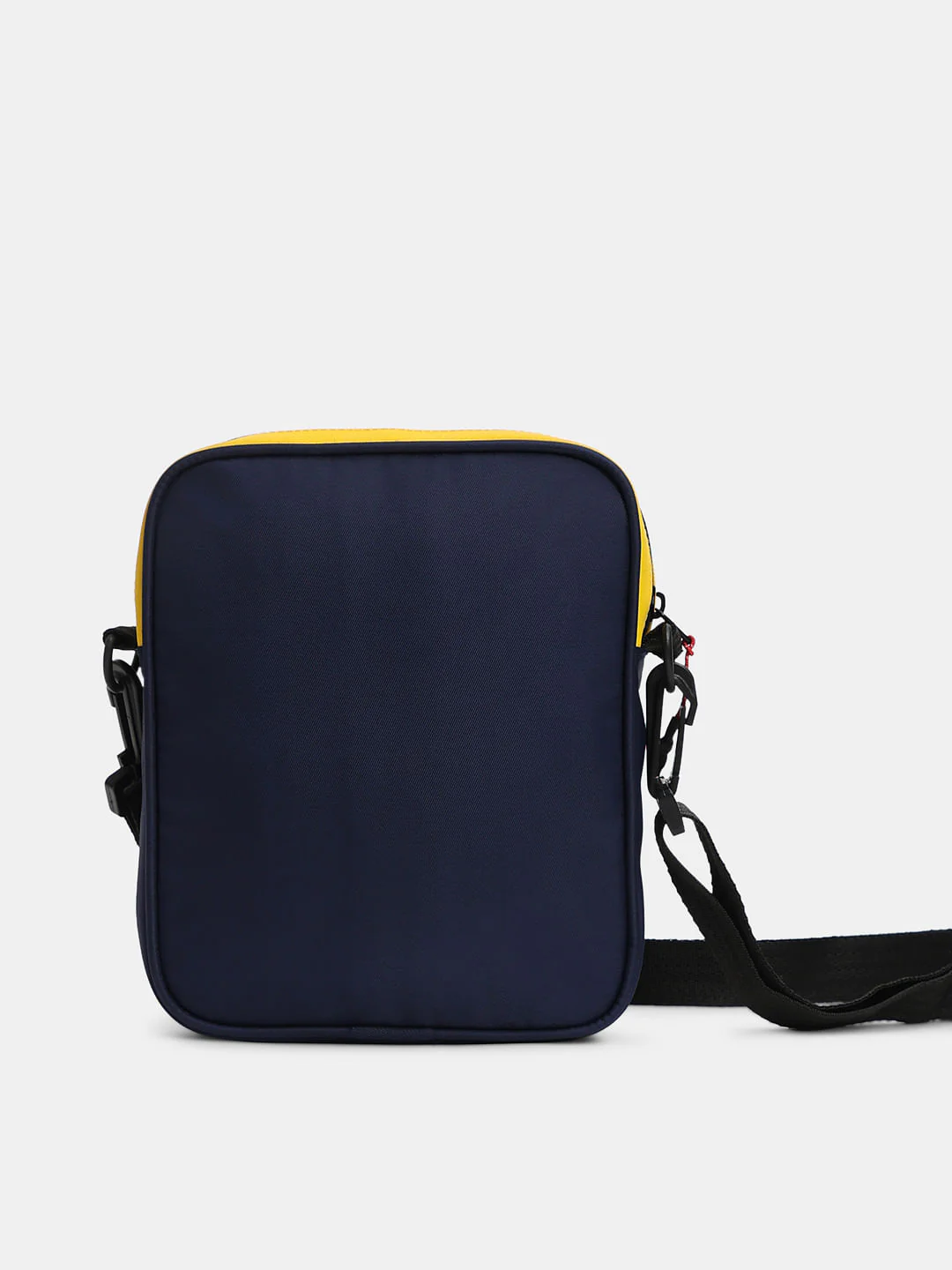 Bold Red Colourblocked Sling Bag - Image 3