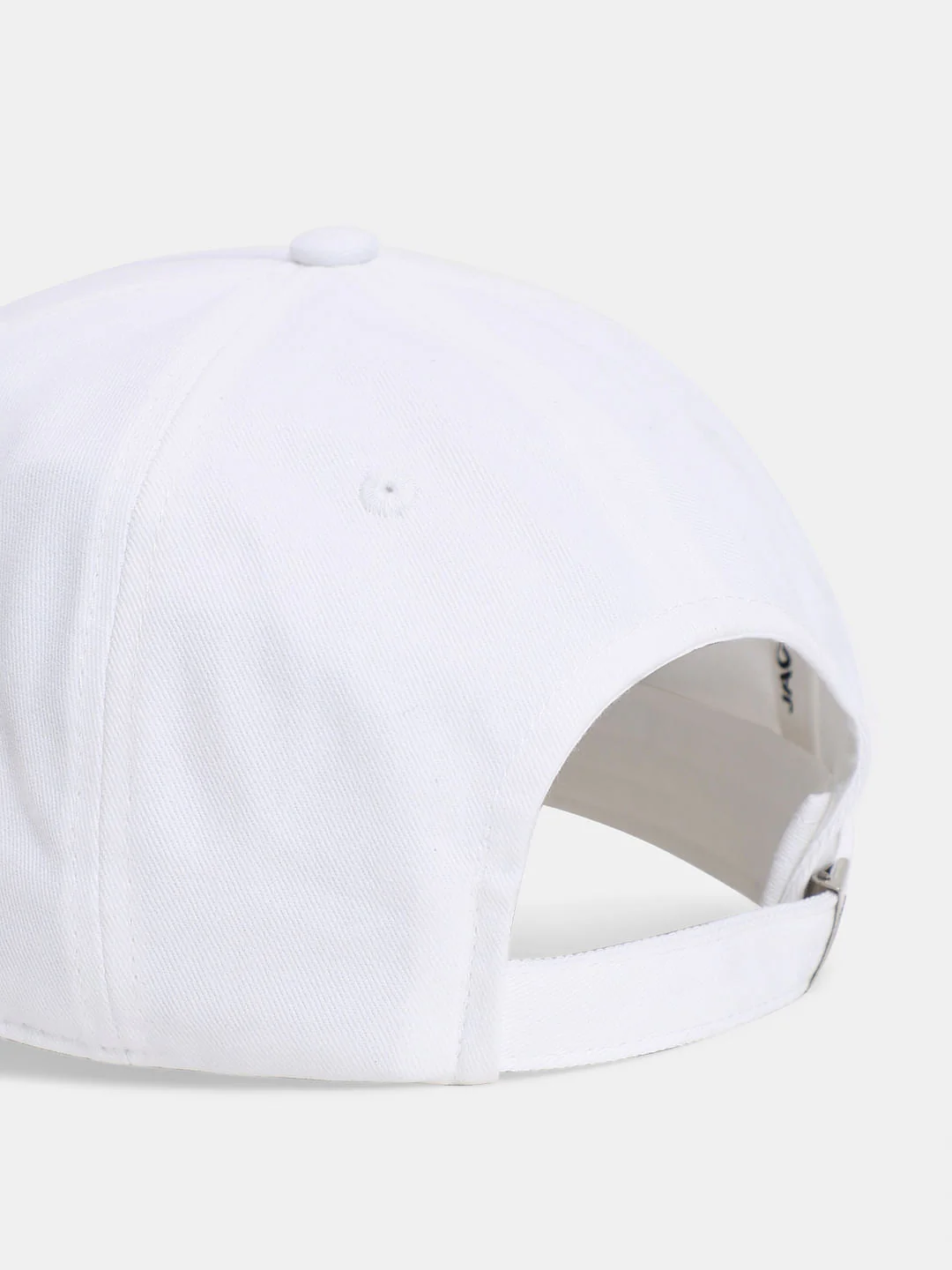 White Embroidered Baseball Cap - Image 5