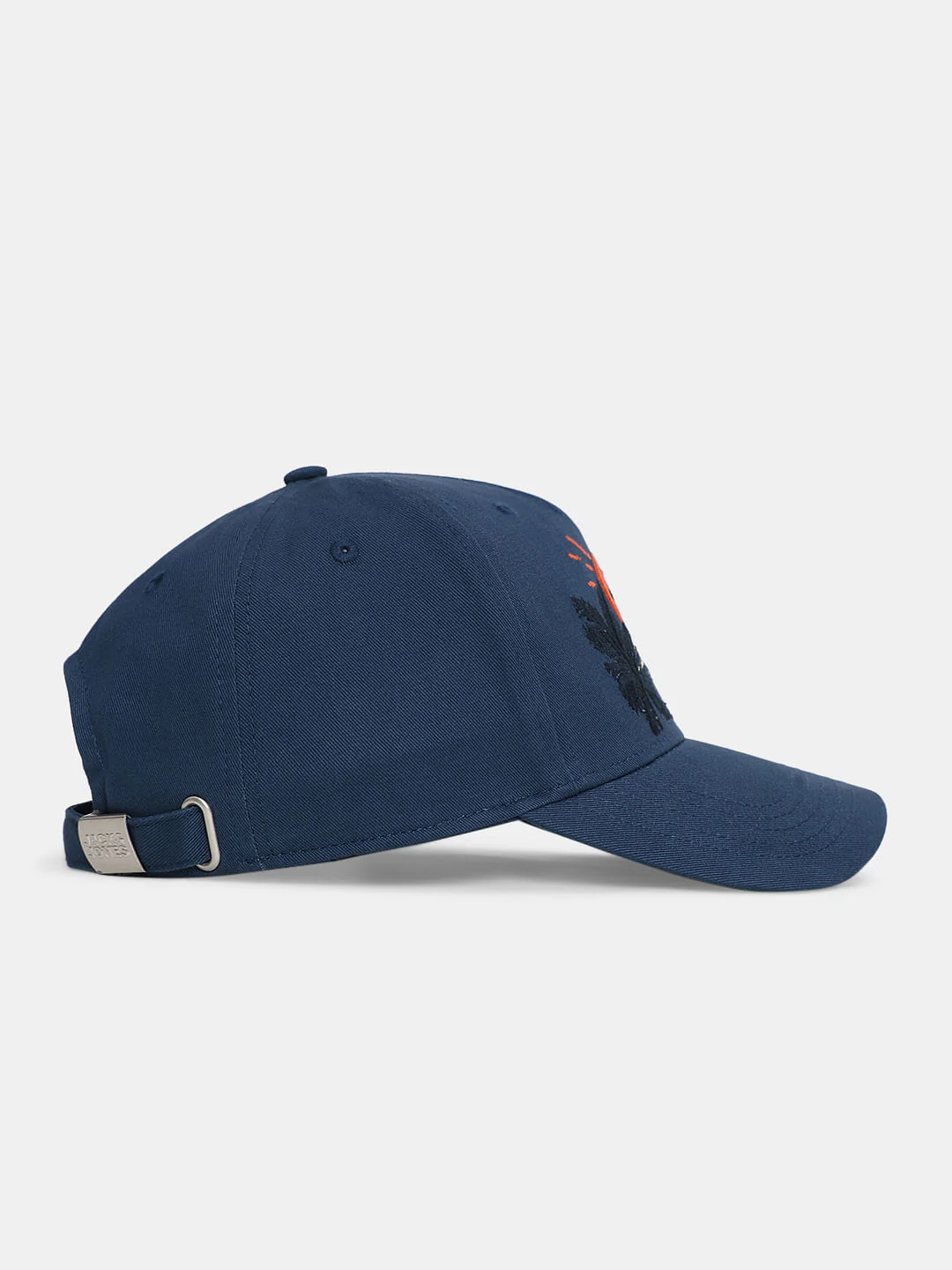 Dark Blue Embroidered Baseball Cap - Image 3