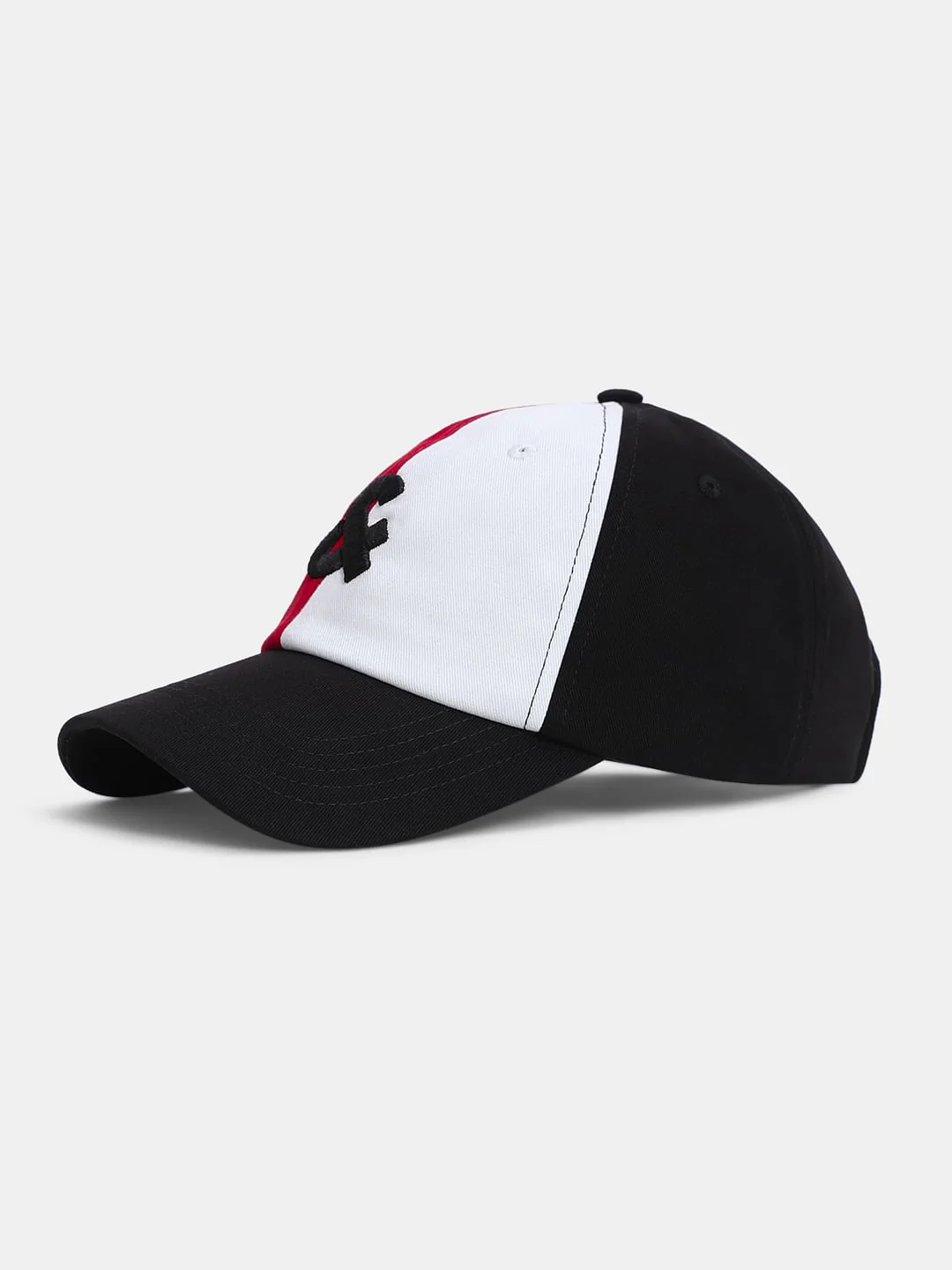 Black Colourblocked Baseball Cap - Image 2