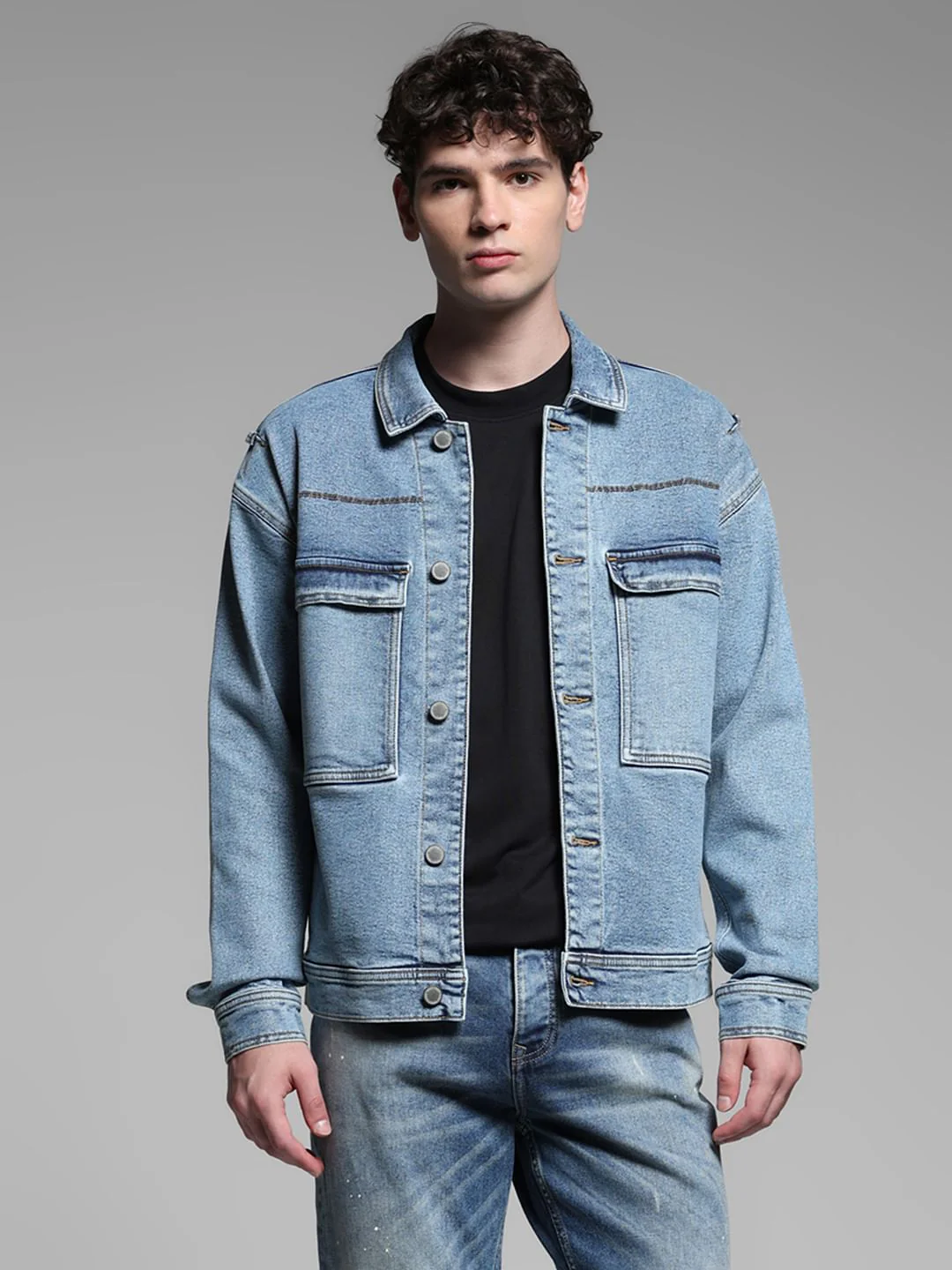 Light Blue Denim Jacket - Image 2