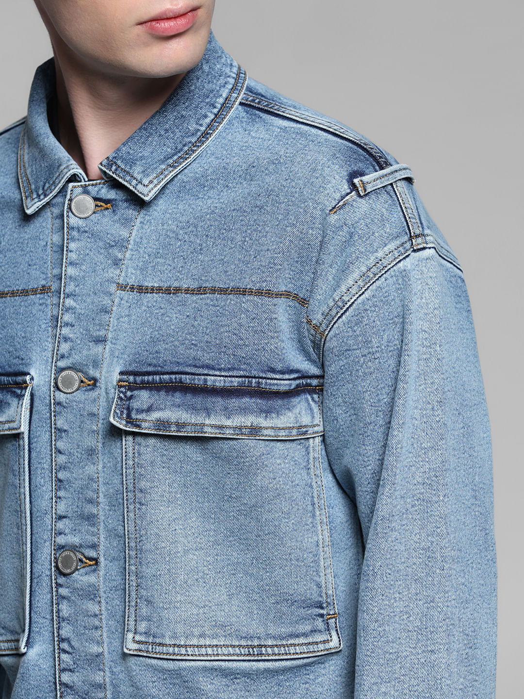 Light Blue Denim Jacket - Image 5