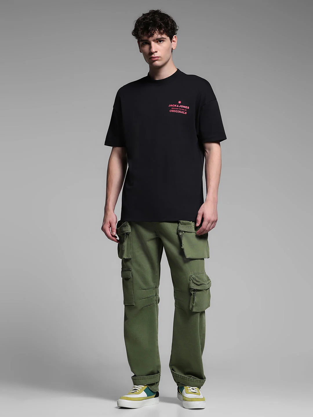 BLACK LOGO PRINT T-SHIRT - Image 6