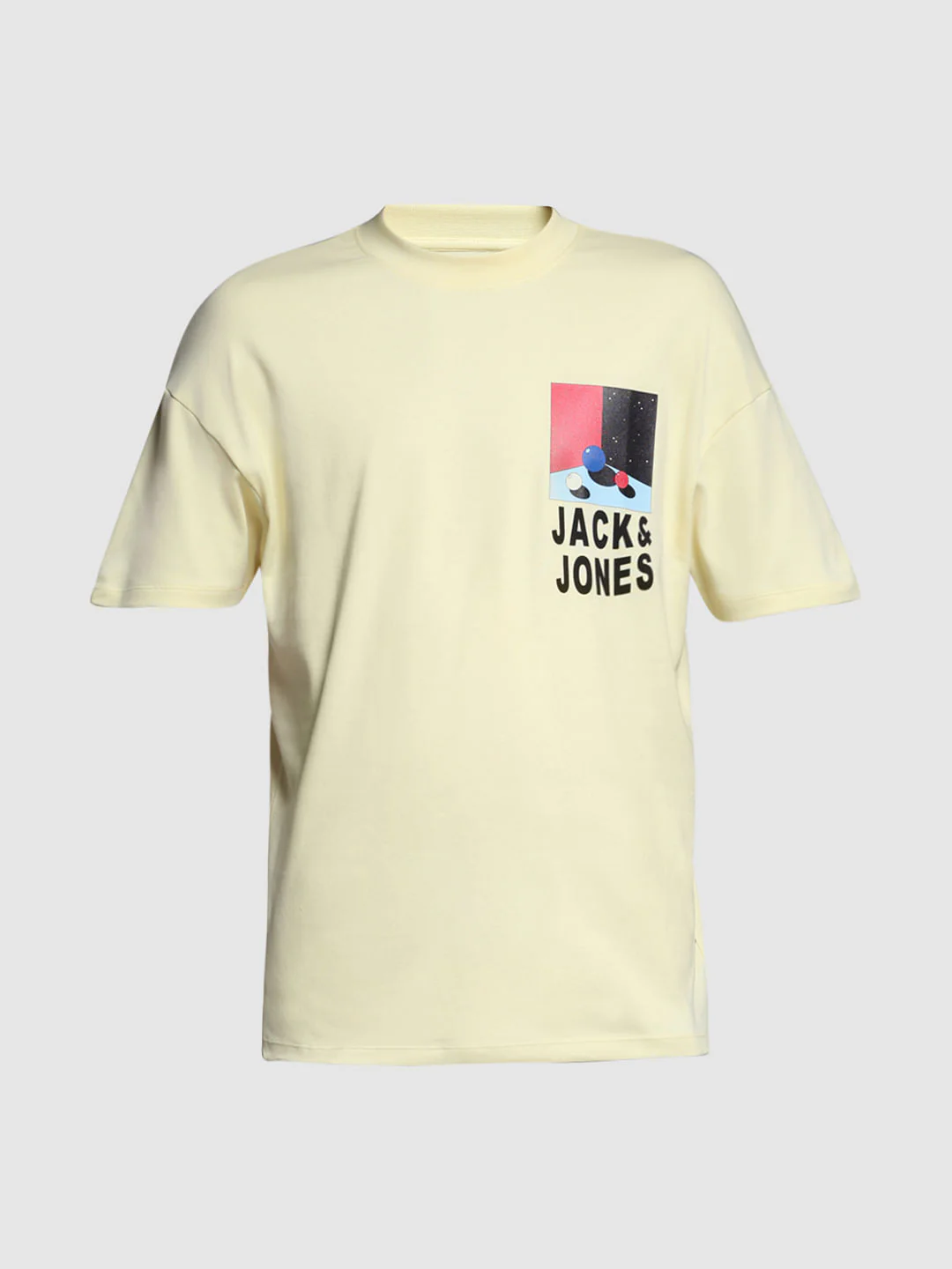 YELLOW LOGO PRINT OVERSIZE T-SHIRT - Image 7