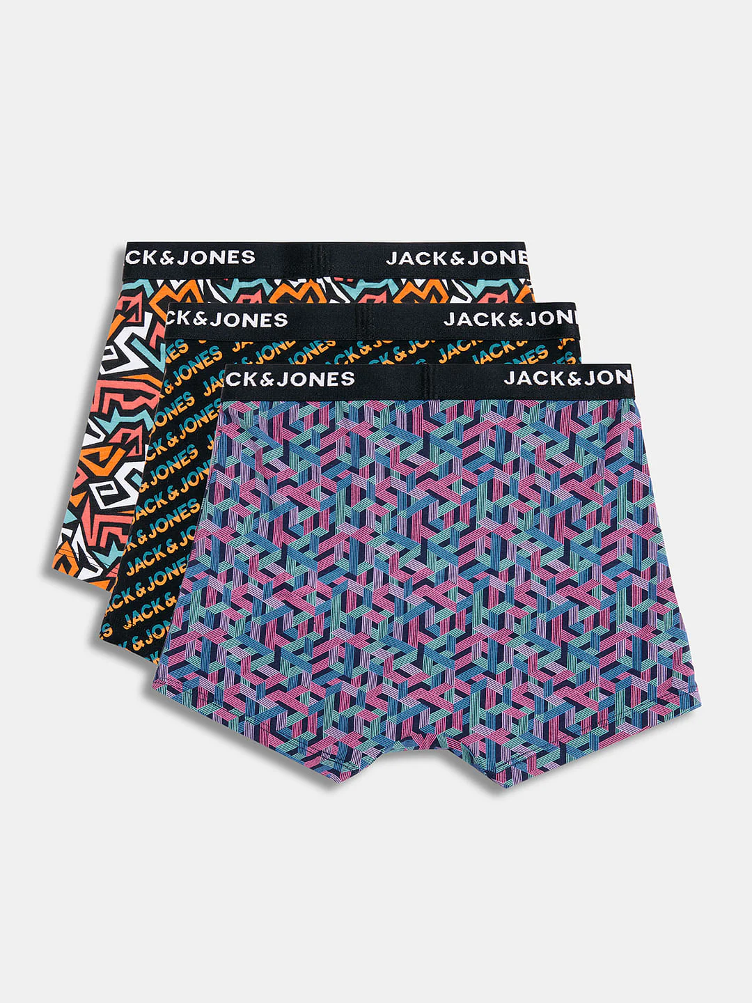 BOYS Pack Of 3 Abstract Print Trunks - Image 6