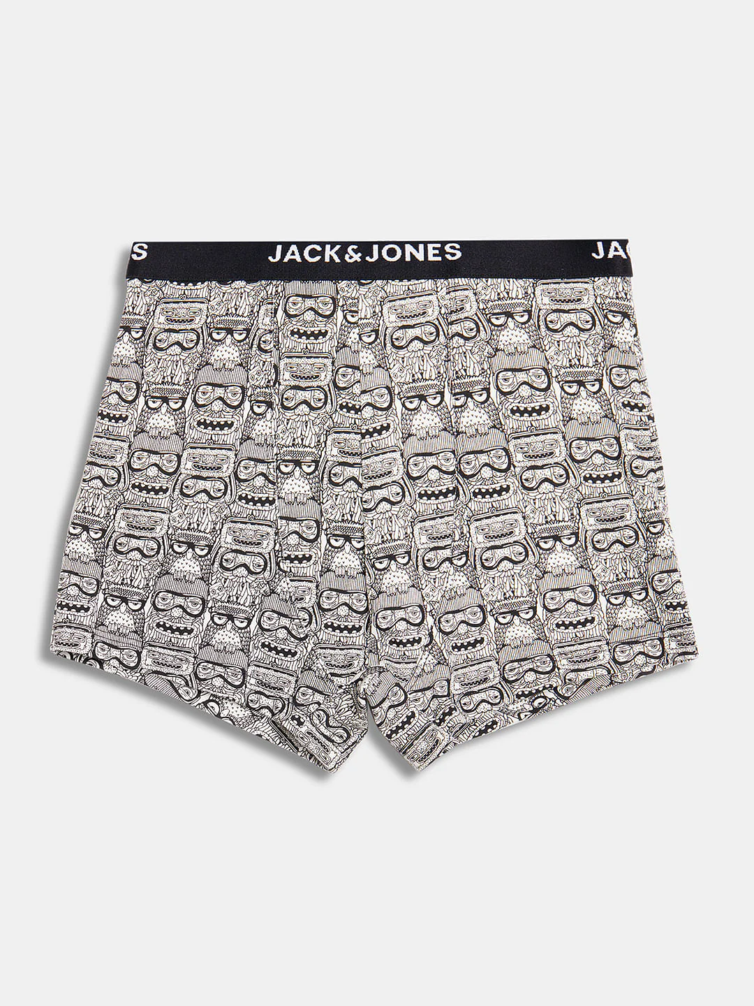 BOYS Pack Of 3 Black Printed Trunks - Image 3