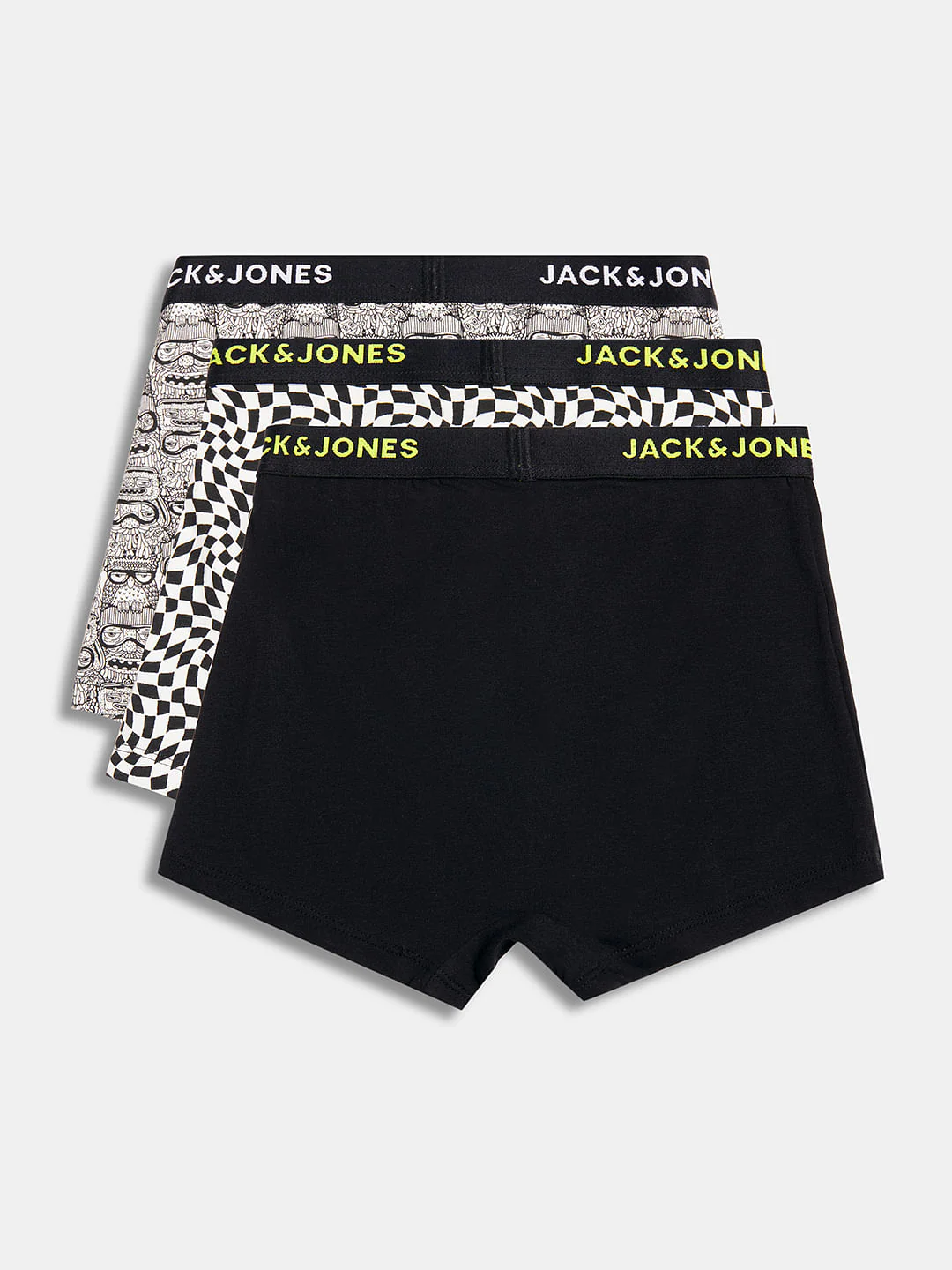 BOYS Pack Of 3 Black Printed Trunks - Image 6