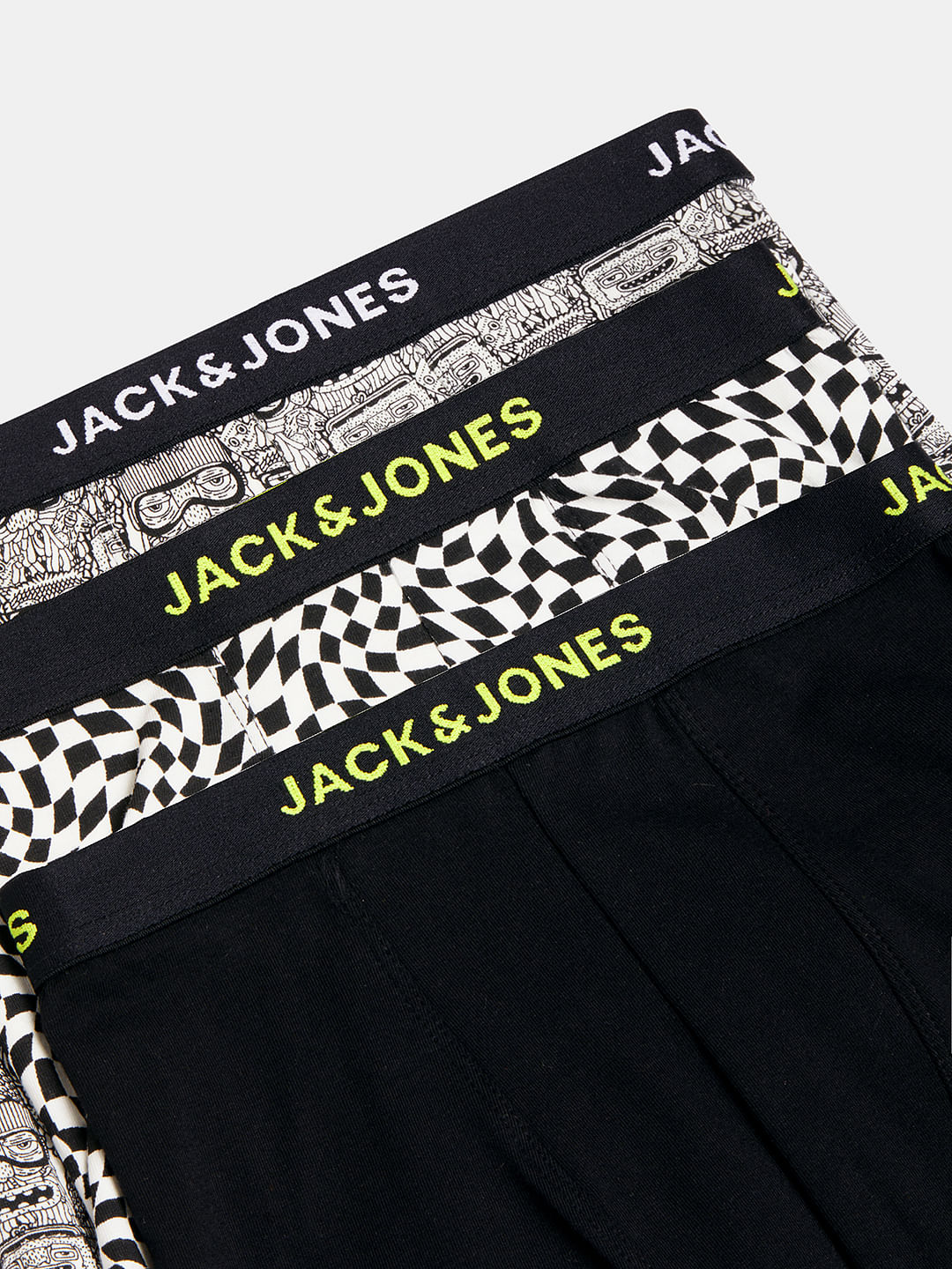 BOYS Pack Of 3 Black Printed Trunks - Image 7