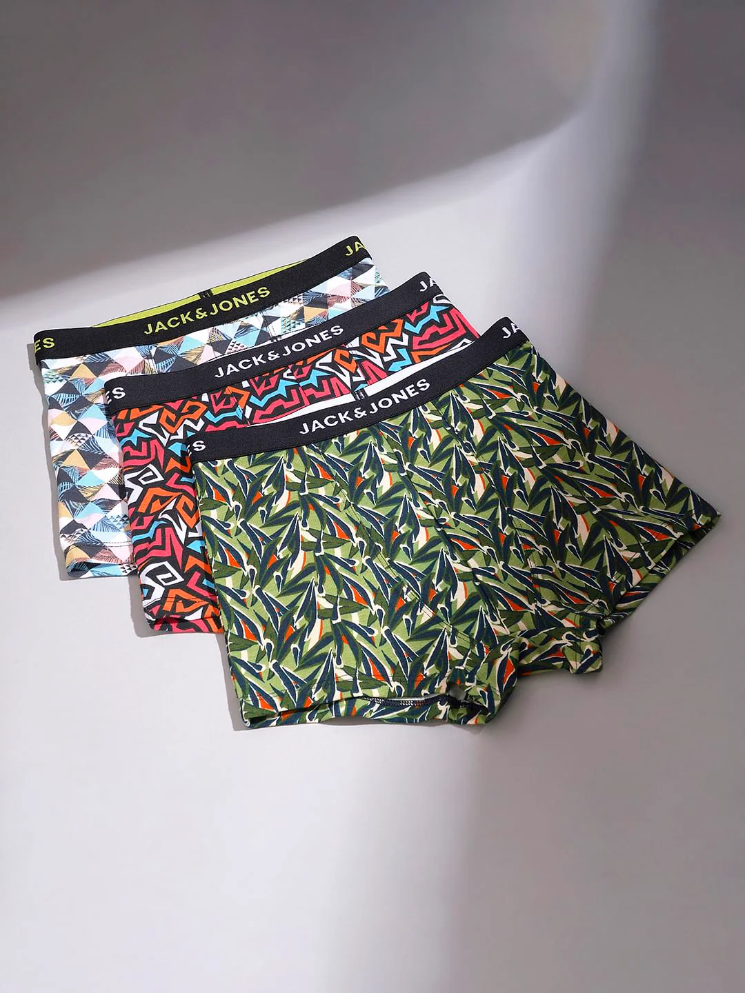 BOYS Pack Of 3 Printed Trunks