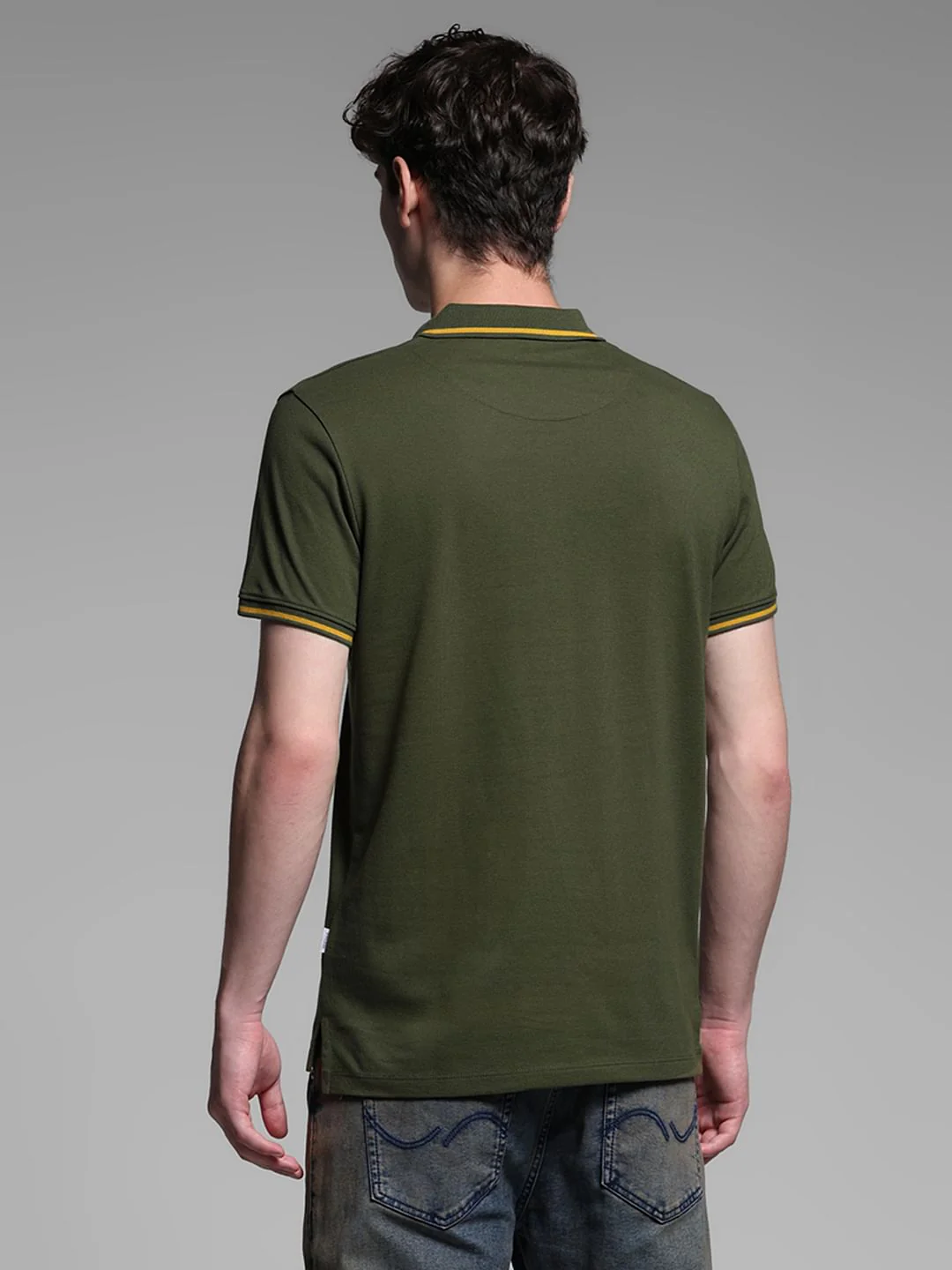 GREEN POLO T-SHIRT - Image 4