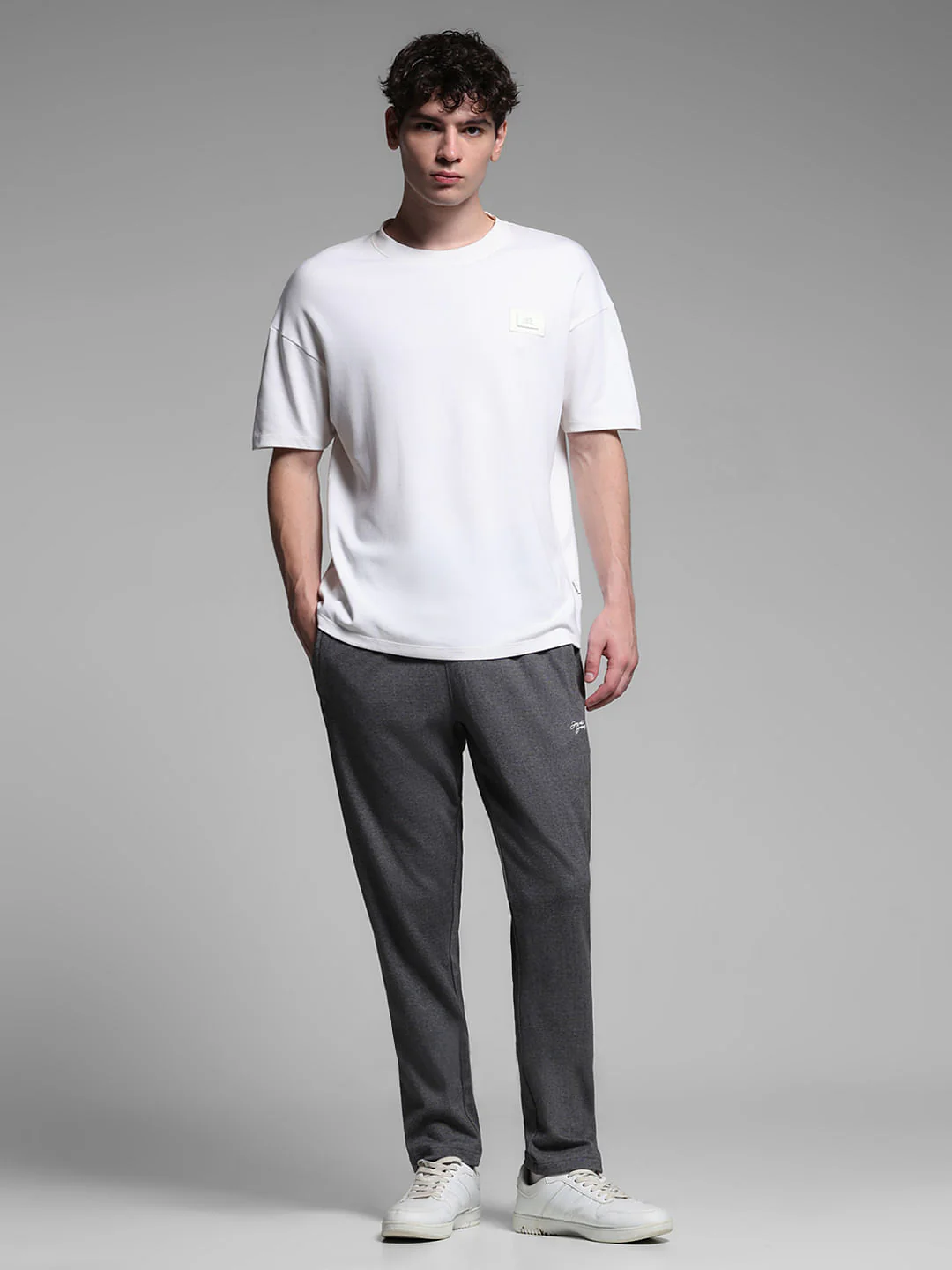 GREY REGULAR TRACKPANT - Image 5