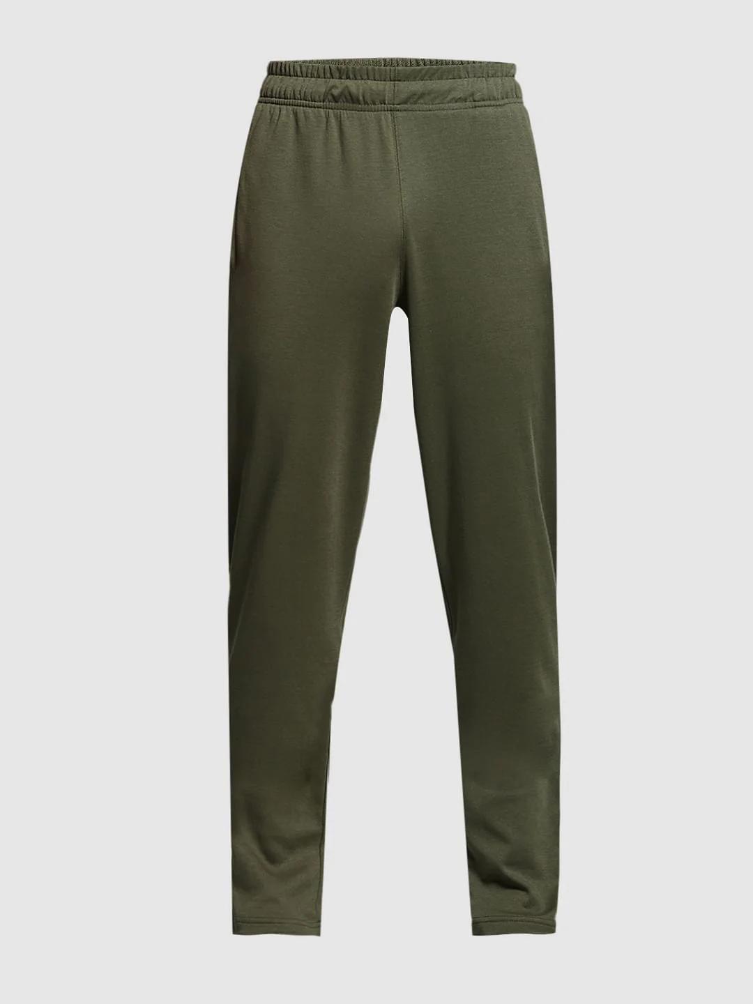 Olive Cotton Slim Fit Trackpants - Image 6