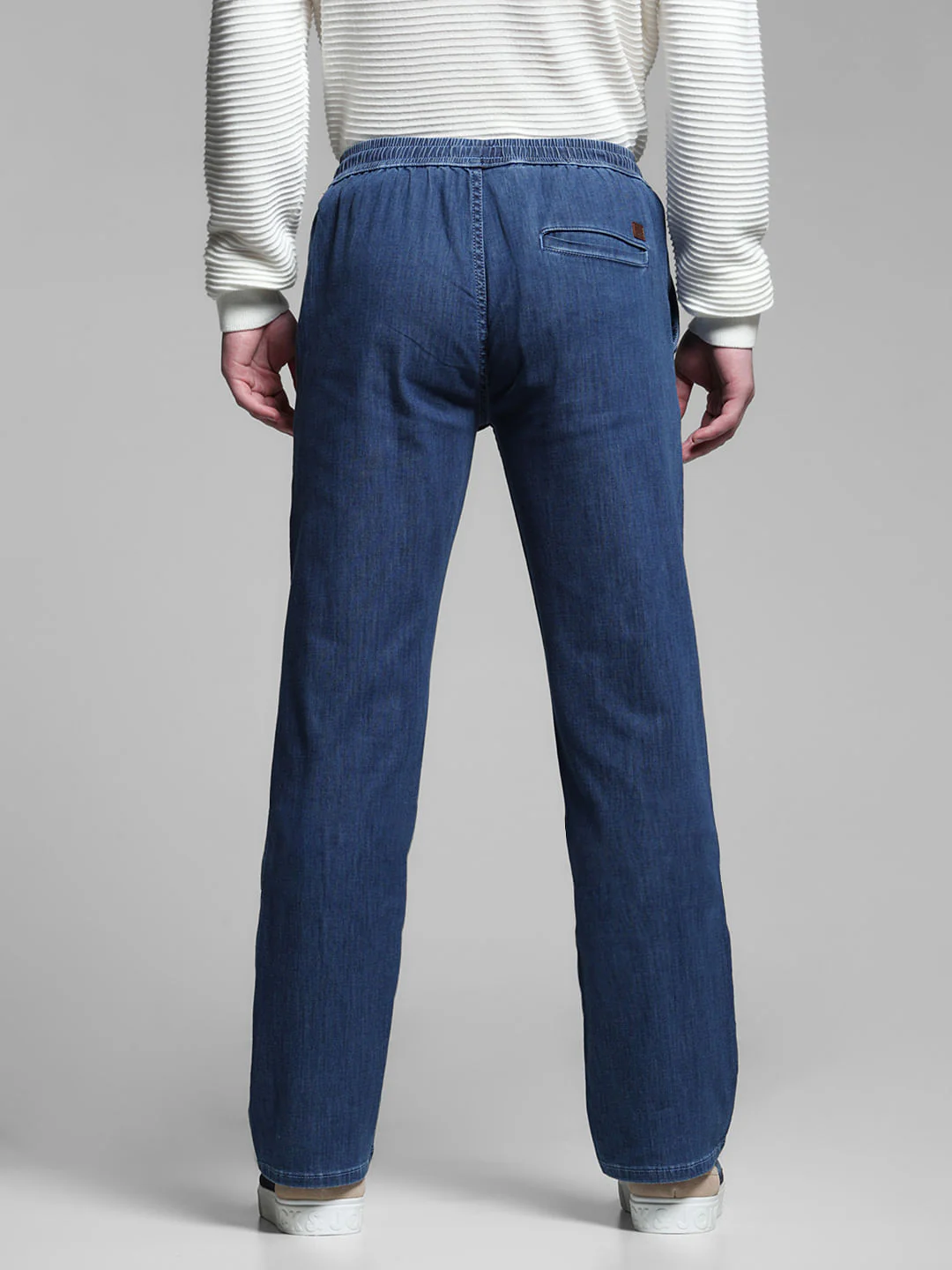 Light Blue High Rise Cliff Bootcut Jeans - Image 3