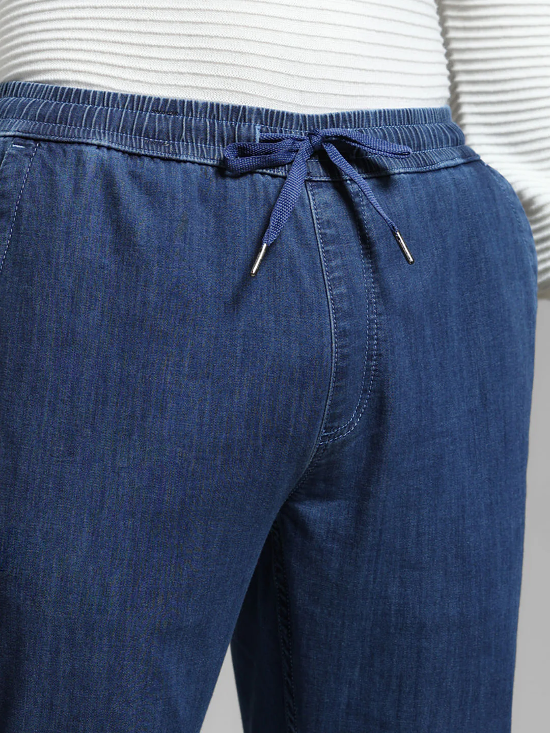 Light Blue High Rise Cliff Bootcut Jeans - Image 4