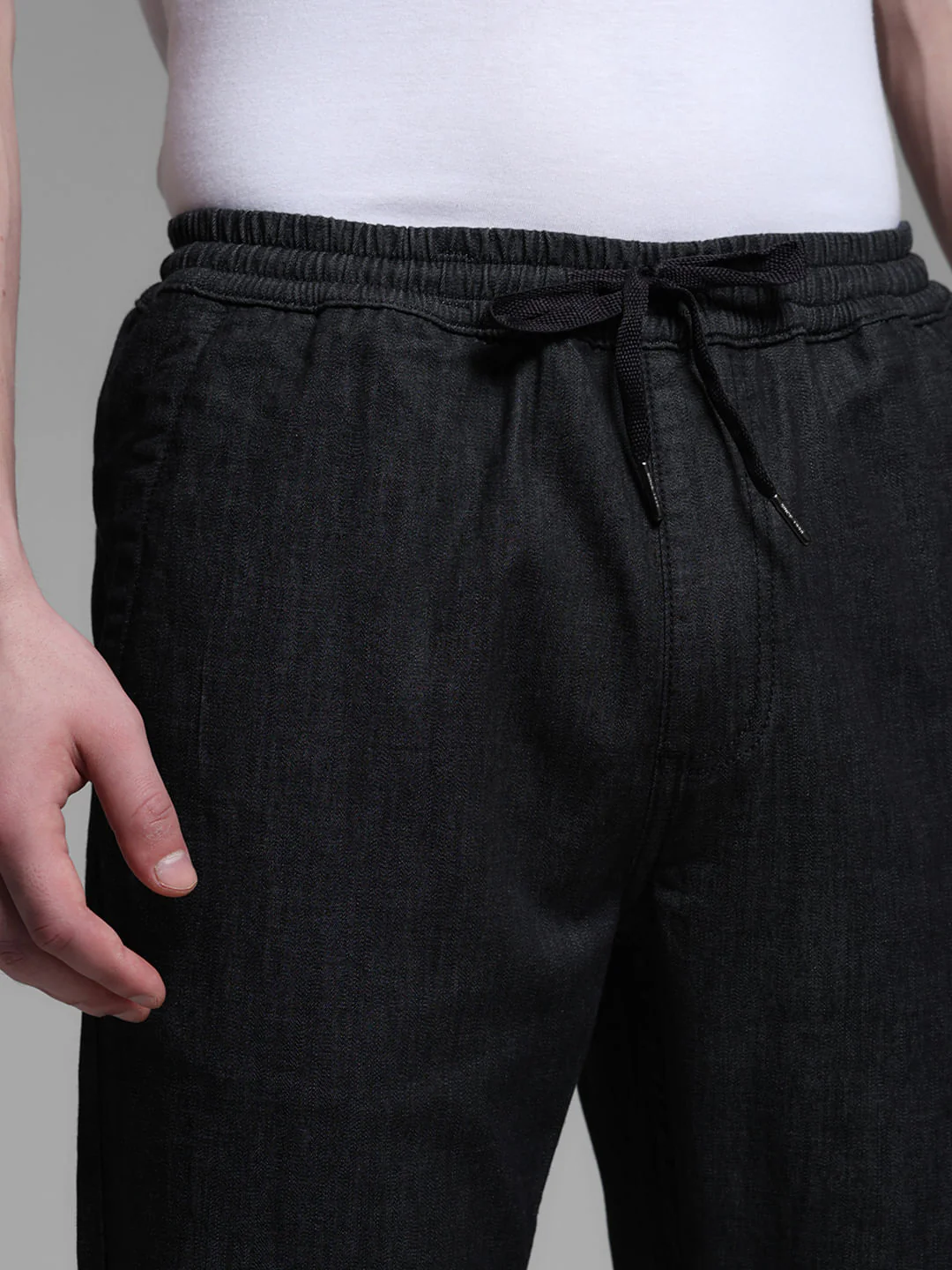 Black High Rise Cliff Bootcut Jeans - Image 4