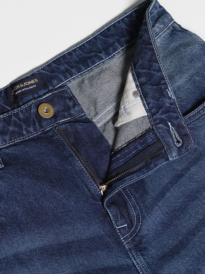 Dark Blue High Rise Dario Loose Fit Jeans - Image 5