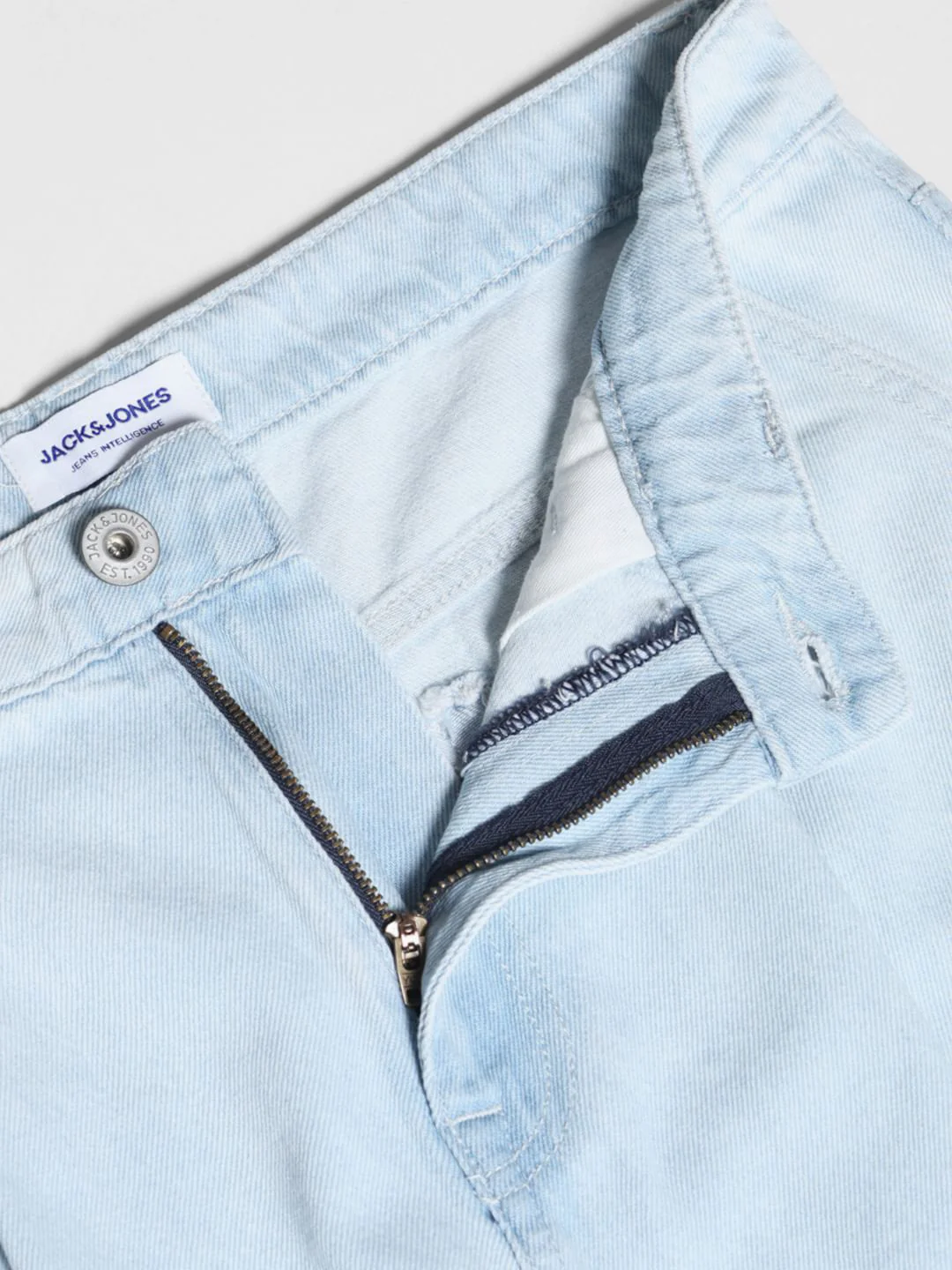 Light Blue High Rise Dario Loose Fit Jeans - Image 5
