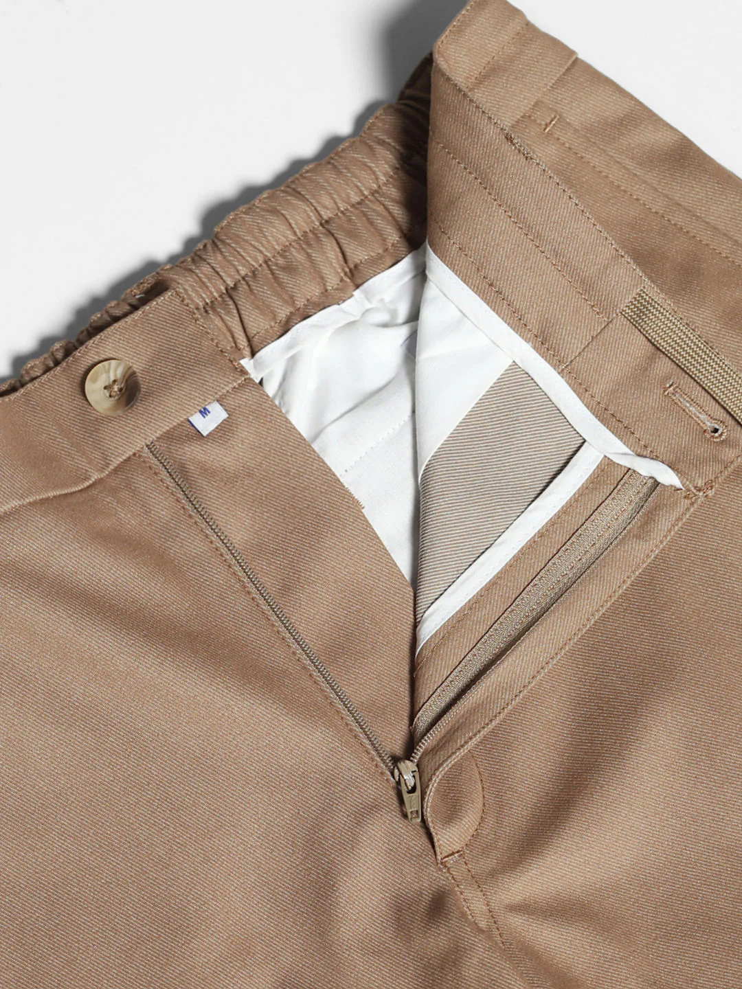Brown Mid Rise Anti Fit Pants - Image 5