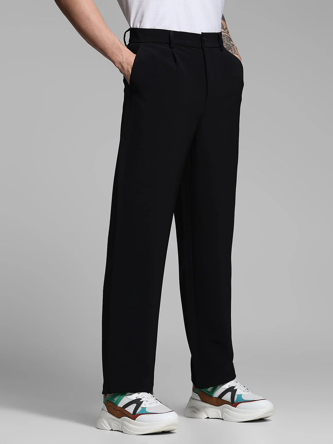 Black Loose Fit Pants - Image 2